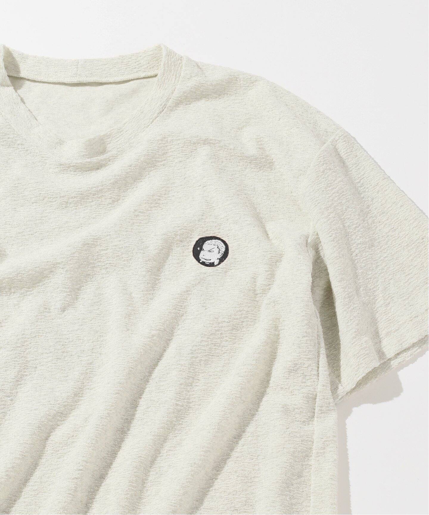 イノウエバッジ店 別注 花道企み刺繍 パイルTシャツ（Tシャツ