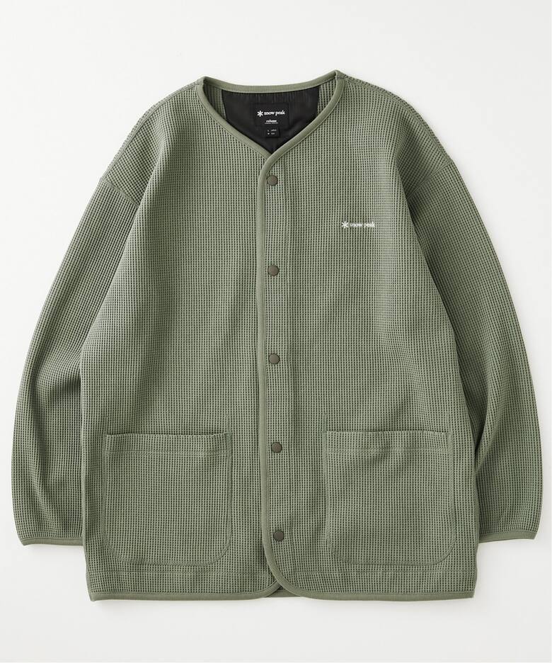 SNOWPEAK / スノーピーク】別注 ドライワッフルカーディガン  
