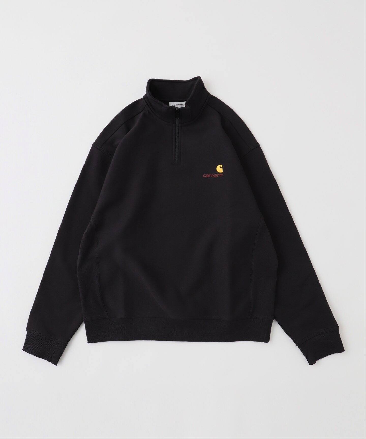CARHARTT WIP ハーフジップアメリカンスクリプトスウェットシャツ 
