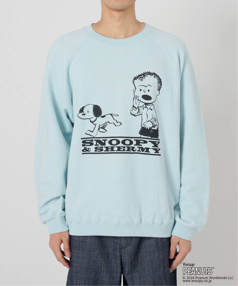 PEANUTS×SPORTS WEAR by relume】別注 プリントスウェット（スウェット 