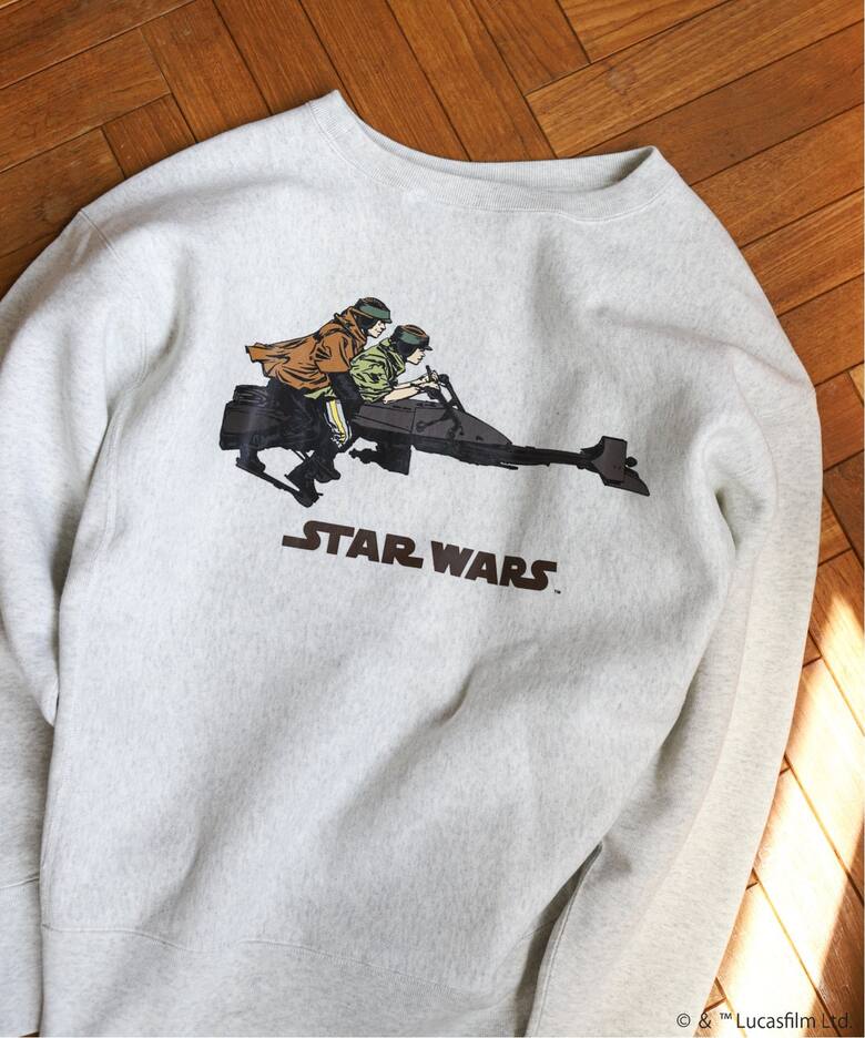 STAR WARS】CHAMPION 別注リバースウィーブ クルーネックスウェット 