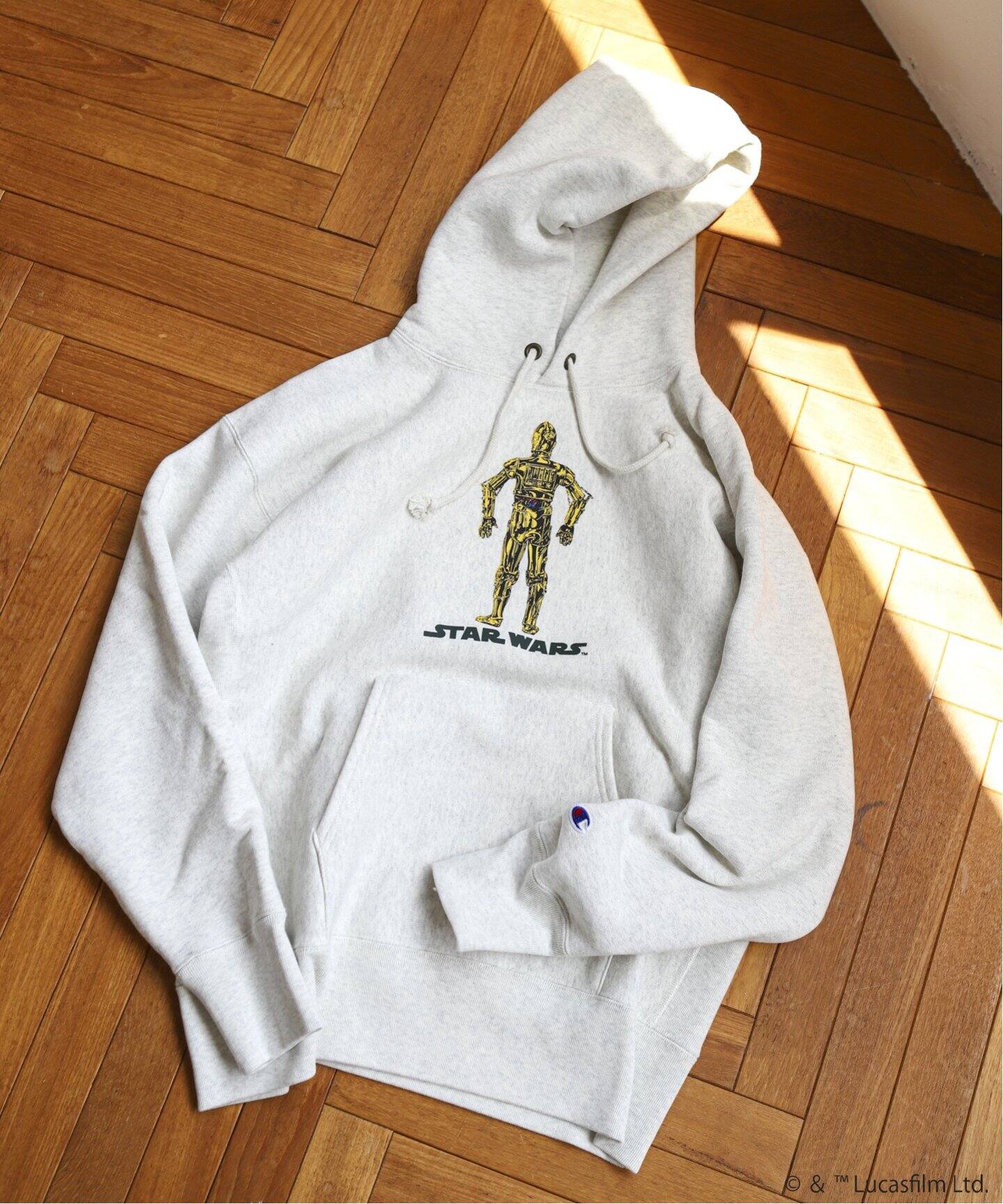 STAR WARS】CHAMPION 別注リバースウィーブ スウェットパーカー  