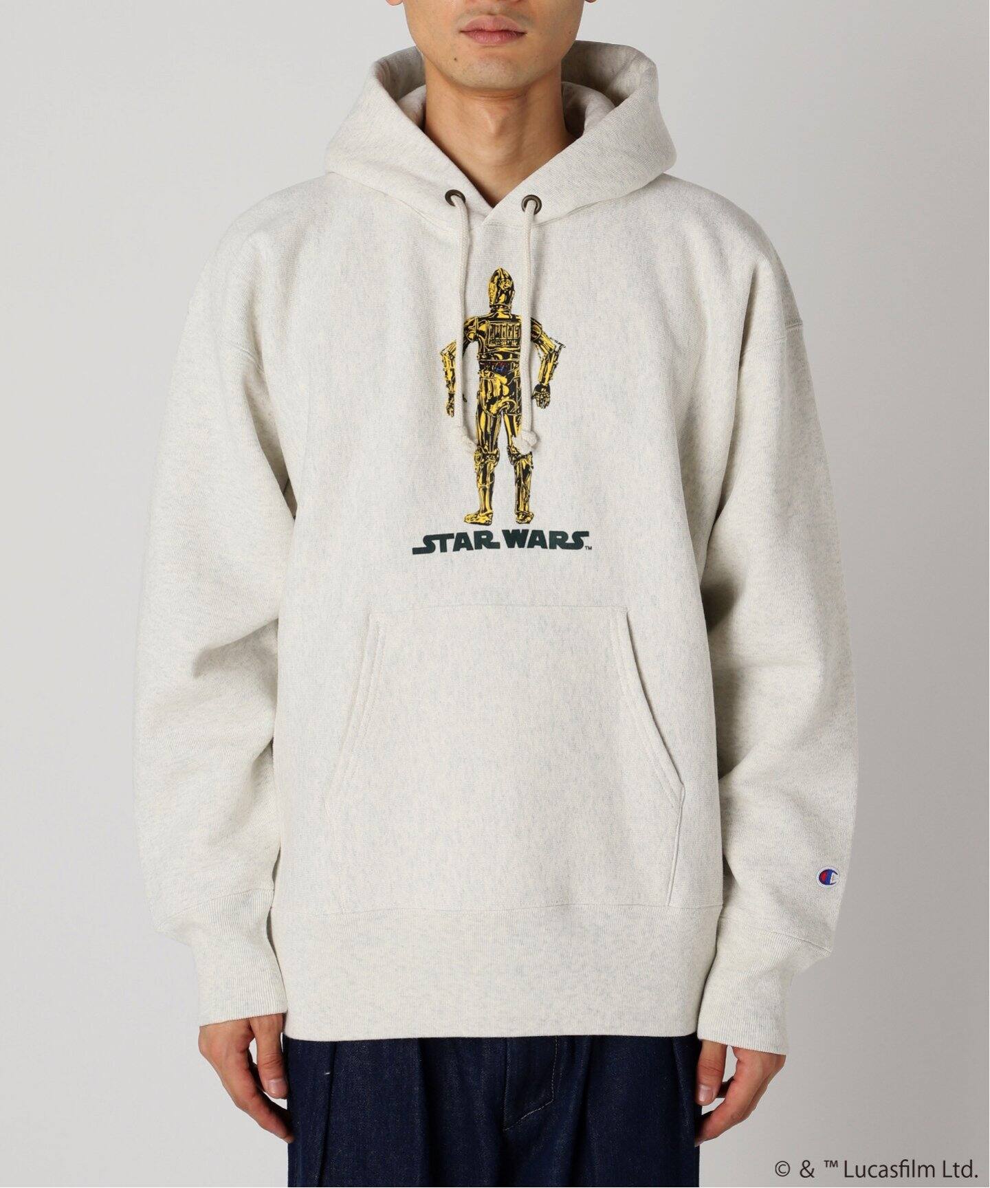 STAR WARS】CHAMPION 別注リバースウィーブ スウェットパーカー 