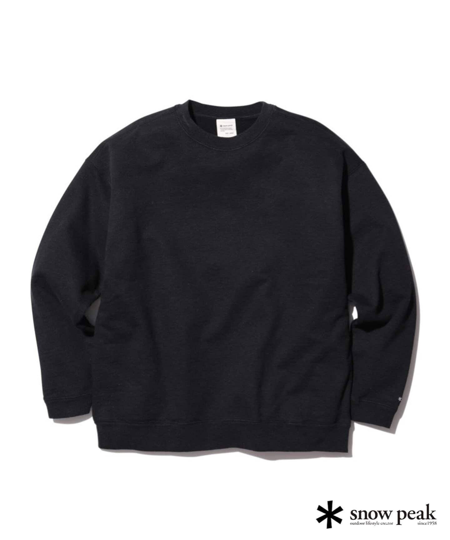 SNOWPEAK / スノーピーク Recycled Cotton クルーネックスウェット 