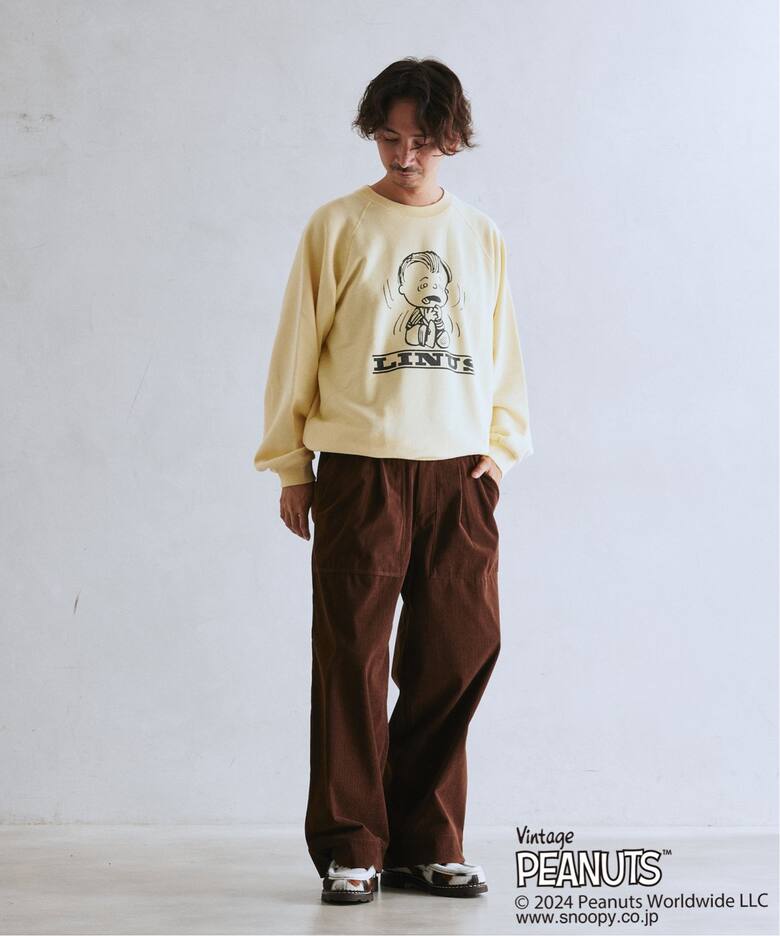 PEANUTS×SPORTS WEAR by relume 別注 クルーネックスウェット（Tシャツ 