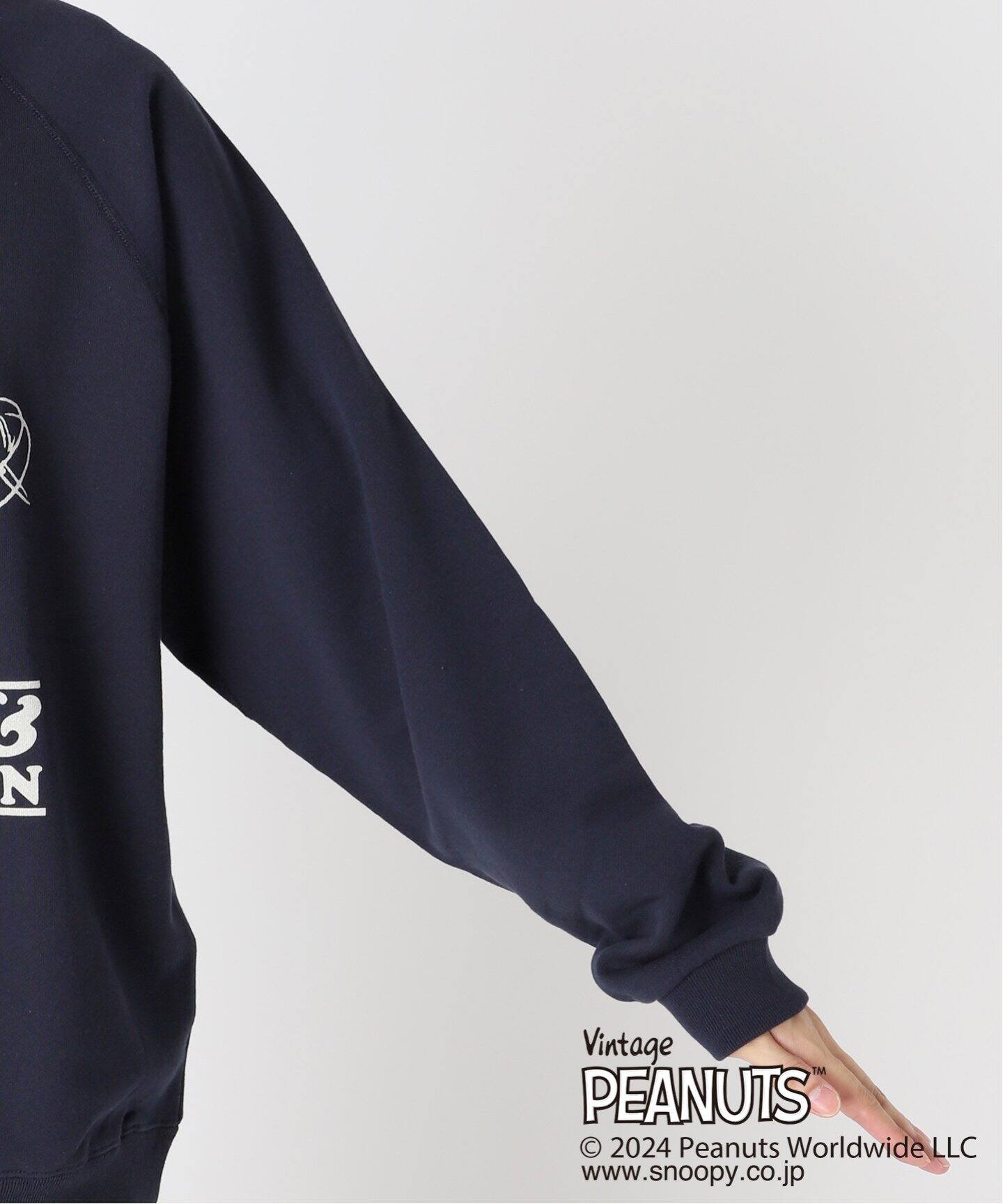 PEANUTS×SPORTS WEAR by relume 別注 プリント スウェット WINTER