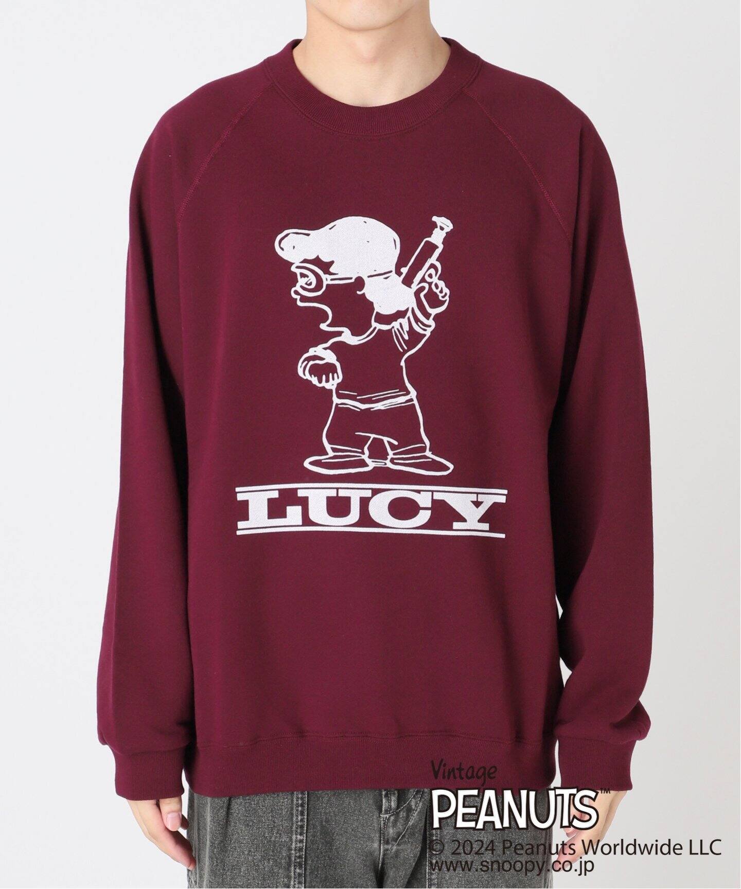 PEANUTS×SPORTS WEAR by relume 別注 プリント スウェット WINTER 