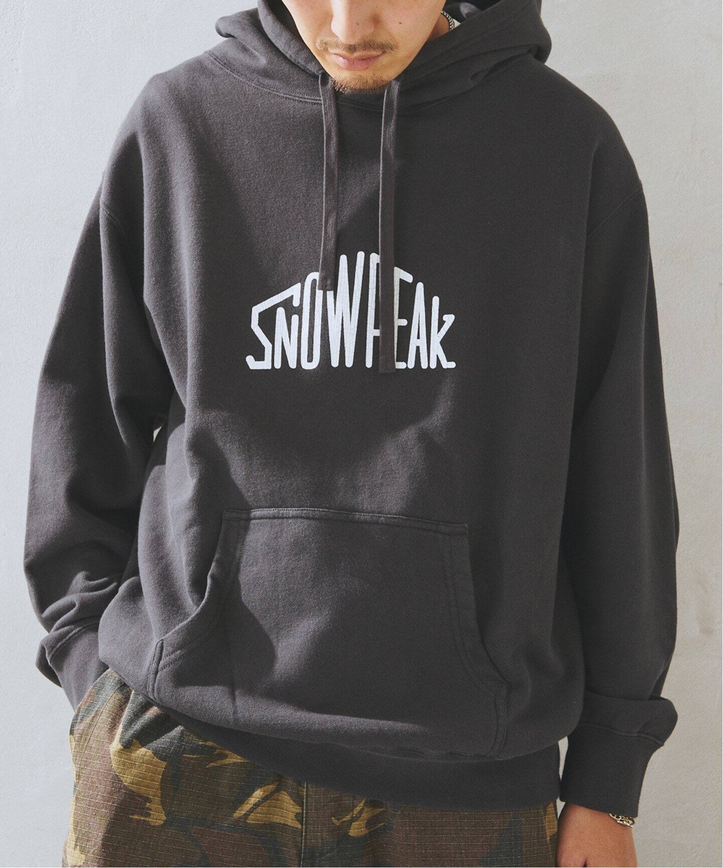 SNOWPEAK / スノーピーク 別注 ロゴ フェードスウェットパーカー  