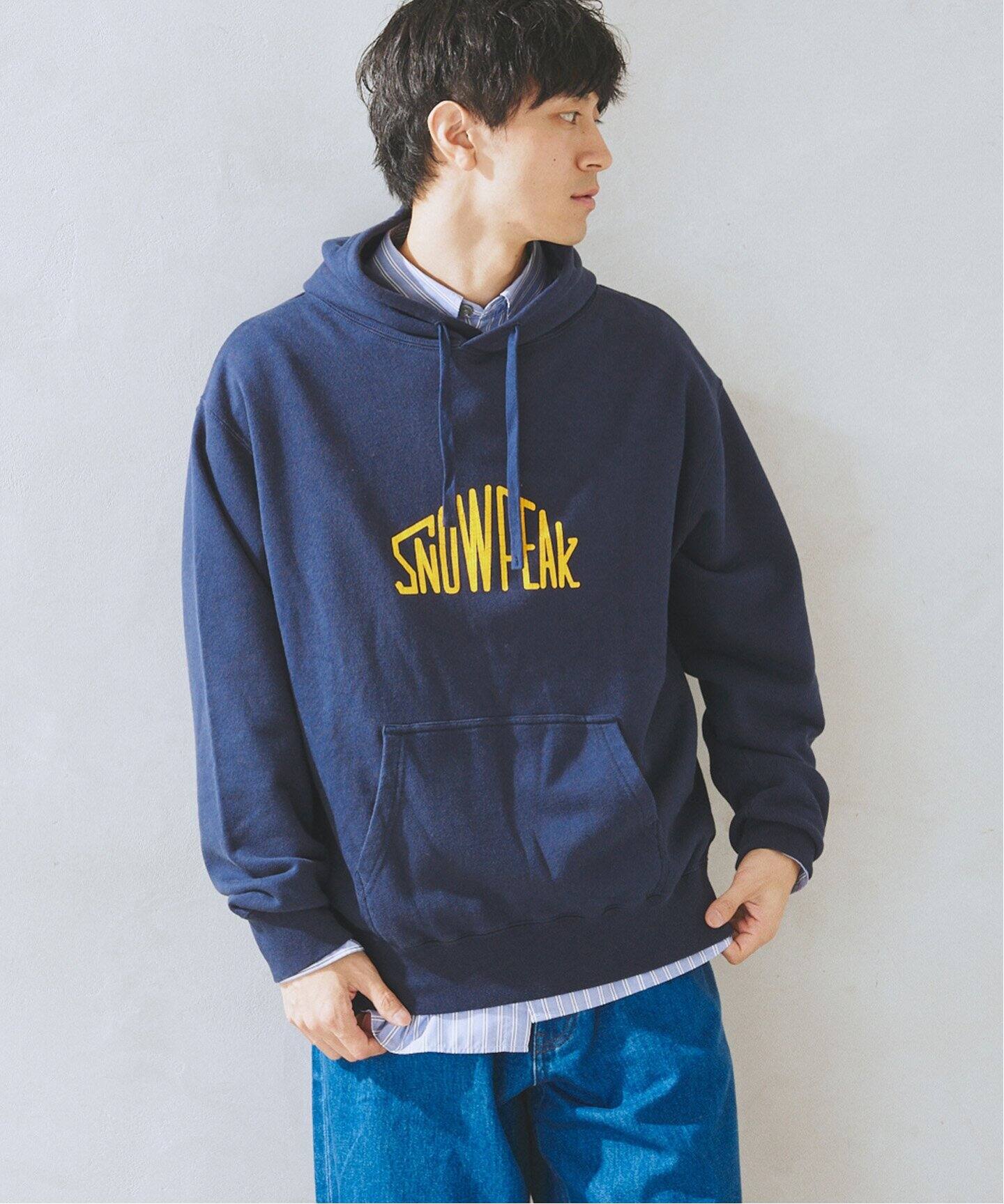 SNOWPEAK / スノーピーク 別注 ロゴ フェードスウェットパーカー 