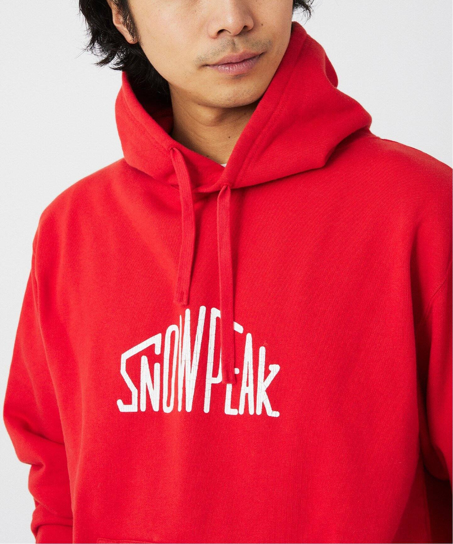 SNOWPEAK / スノーピーク 別注 ロゴ フェードスウェットパーカー 