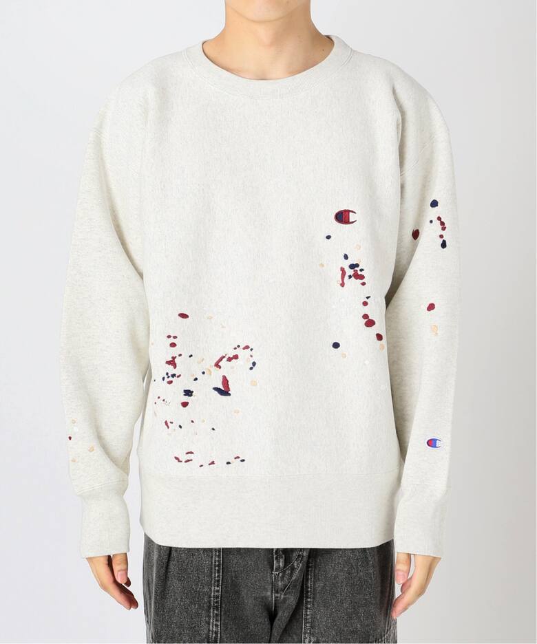 CHAMPION / チャンピオン 別注 R/W 刺繍スプラッシュ スウェット 