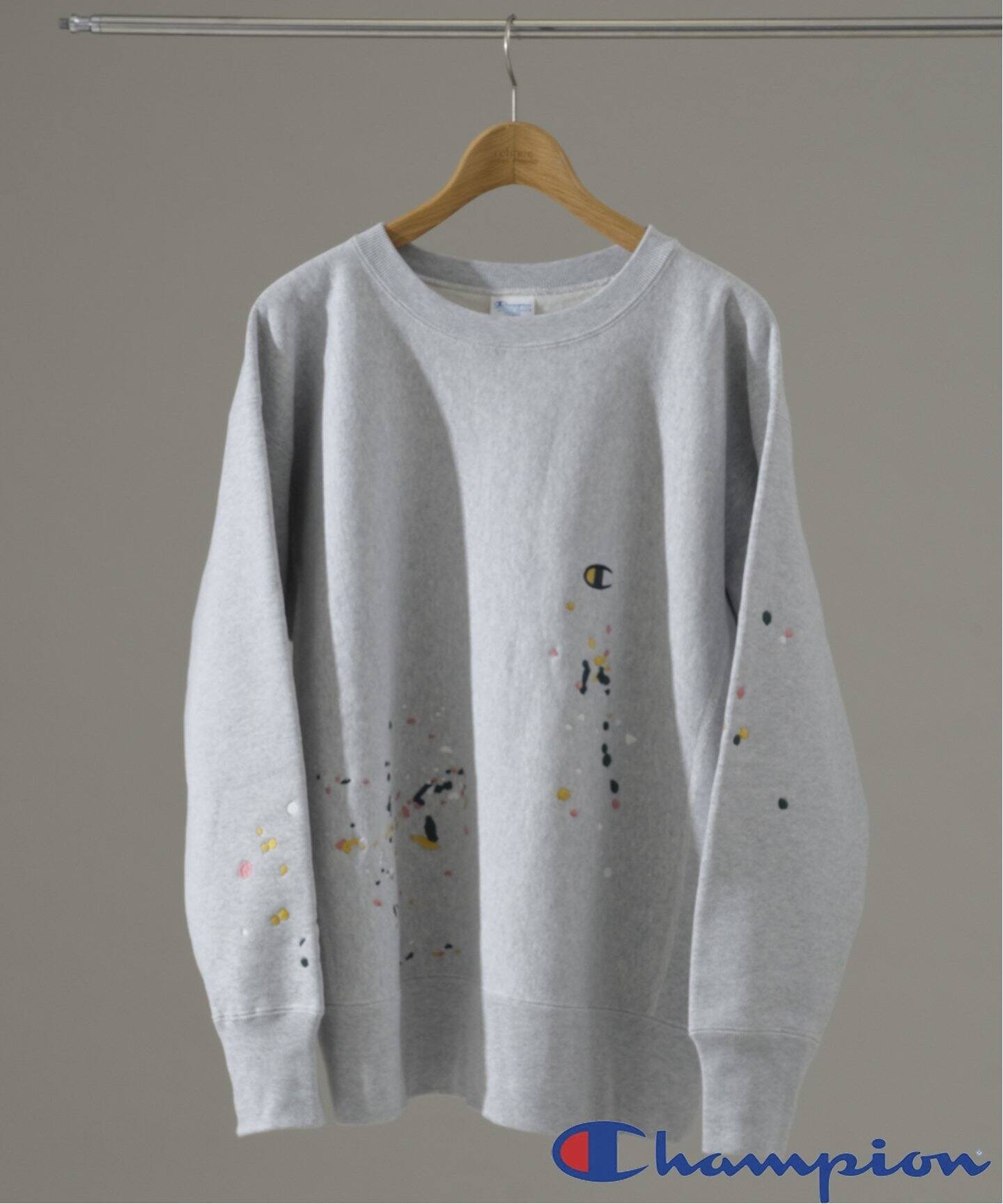 CHAMPION / チャンピオン 別注 R/W 刺繍スプラッシュ スウェット 