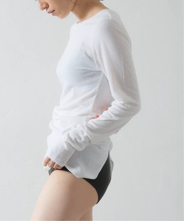 Foggyバックスリットコットンプルオーバー（Tシャツ／カットソー 