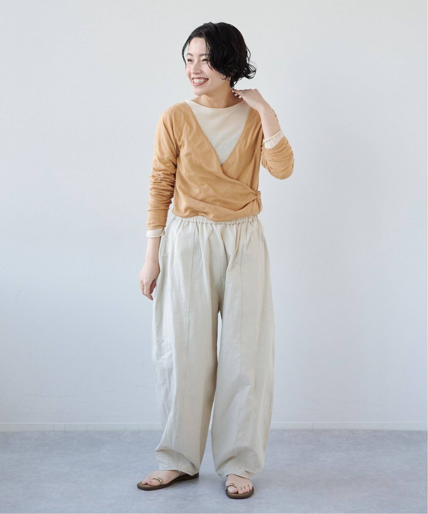 FRAMeWORK×EMILY WEEK セカンドスキンサイドスリットプル