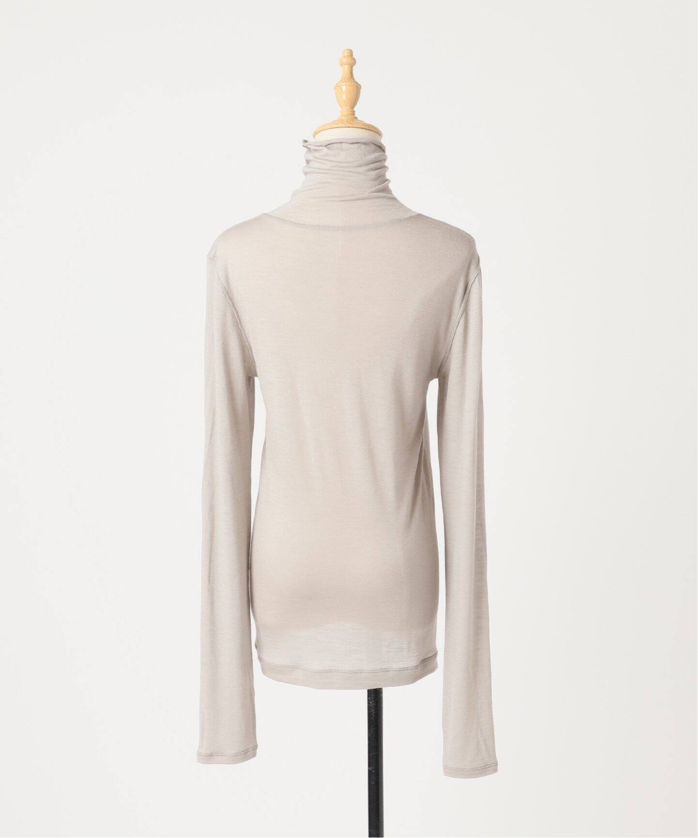 EMILY WEEK IENA SUPER 120WOOL タートルプルオーバー SUPER 120WOOL タートルプルオーバー EMILY WEEK*IENA