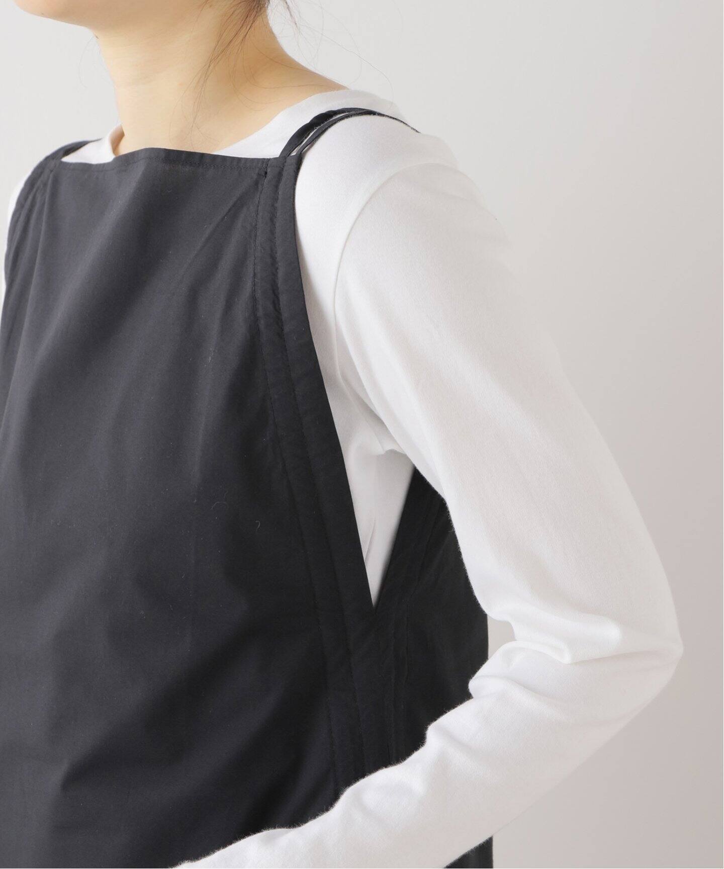 BASERANGE/ベースレンジ】PICTORIAL STRAP TOP（Tシャツ／カットソー  