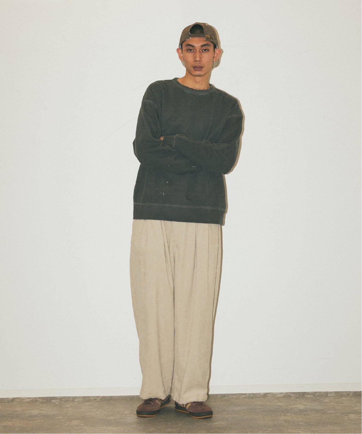 J.S.Homestead / パシフィックウラケ ダメージクルーネック