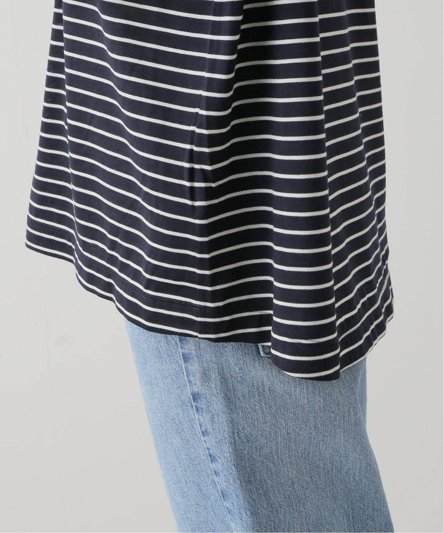 ドゥーズィエムクラス　★☆primewool 半袖Tシャツ　ネイビー Deuxieme Classe tシャツ Tシャツ Primewool jersey レディース