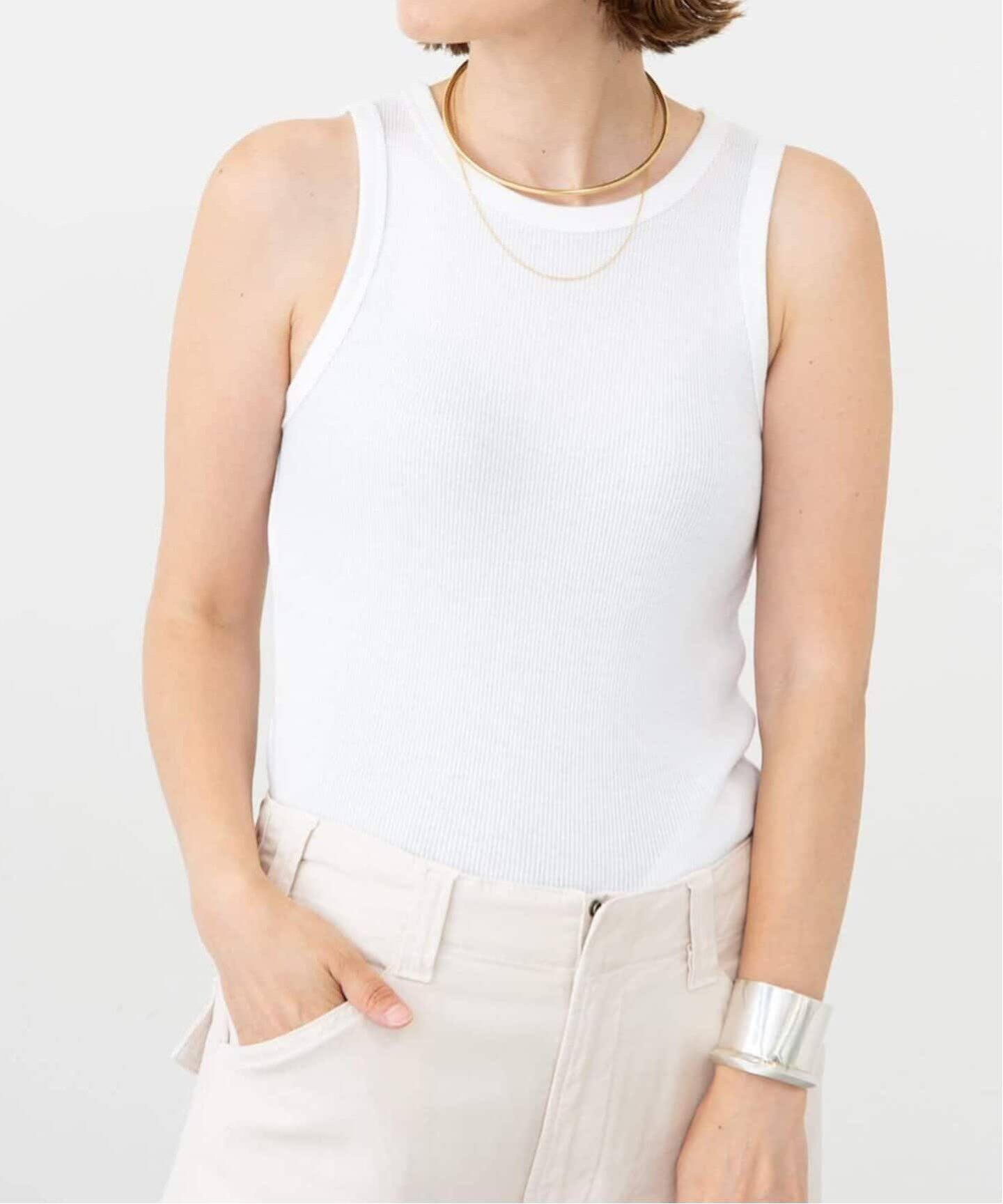 追加 Looseyリブ タンクトップ（タンクトップ）｜Deuxieme Classe  