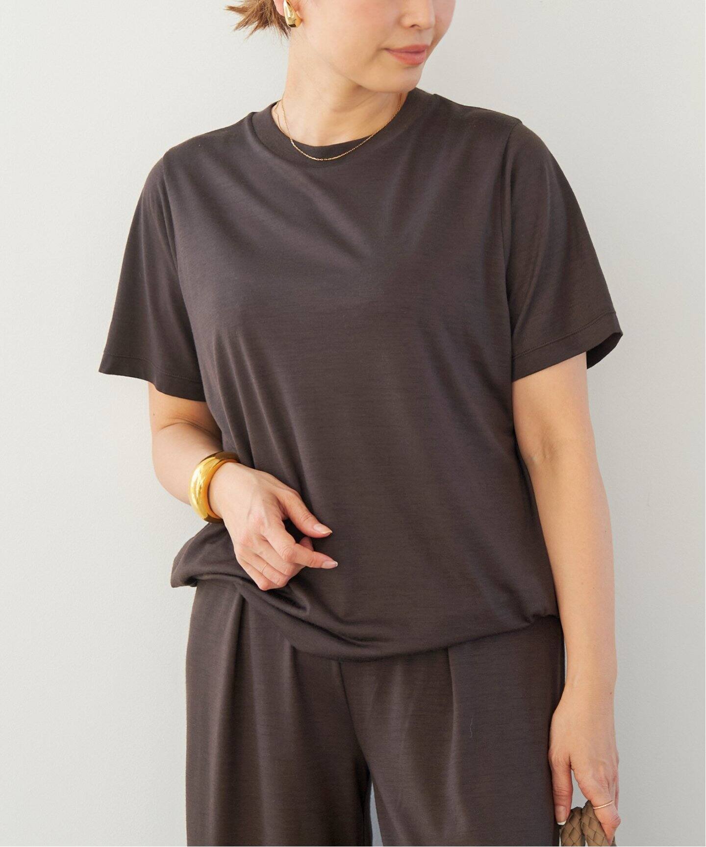 Prime wool jersey Tシャツ（Tシャツ／カットソー）｜Deuxieme Classe  