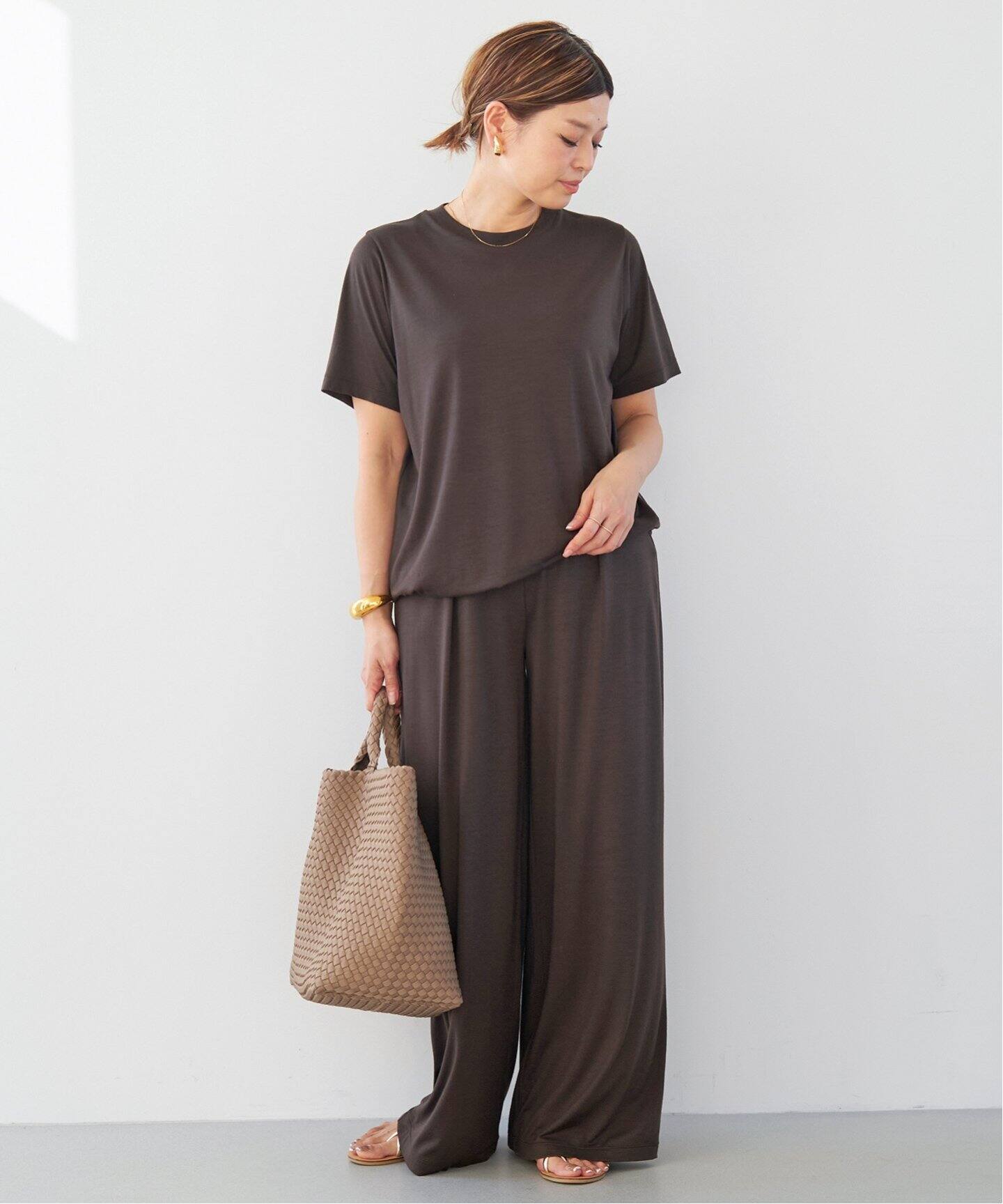 Prime wool jersey Tシャツ（Tシャツ／カットソー）｜Deuxieme Classe 