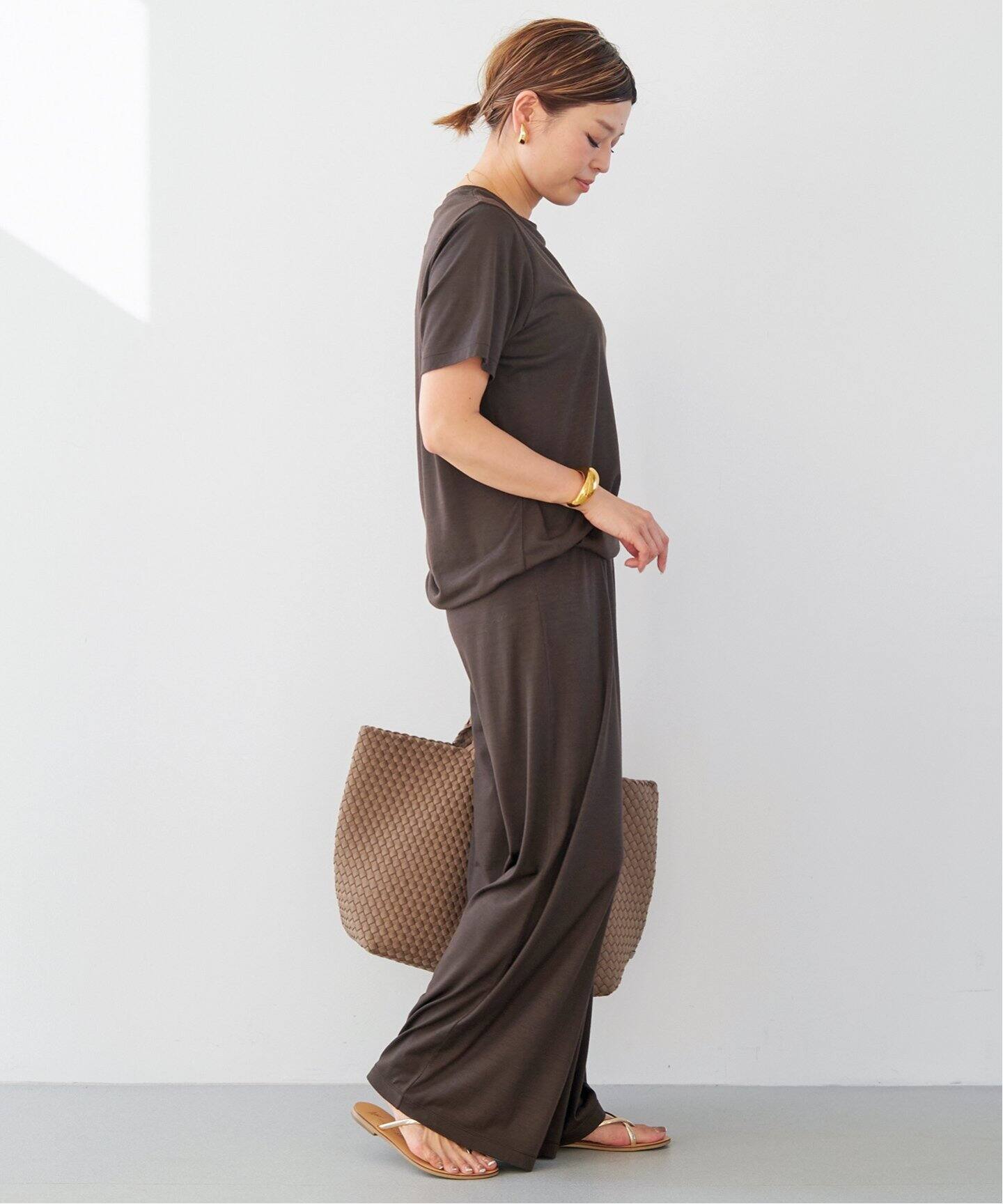 Prime wool jersey Tシャツ（Tシャツ／カットソー）｜Deuxieme Classe 