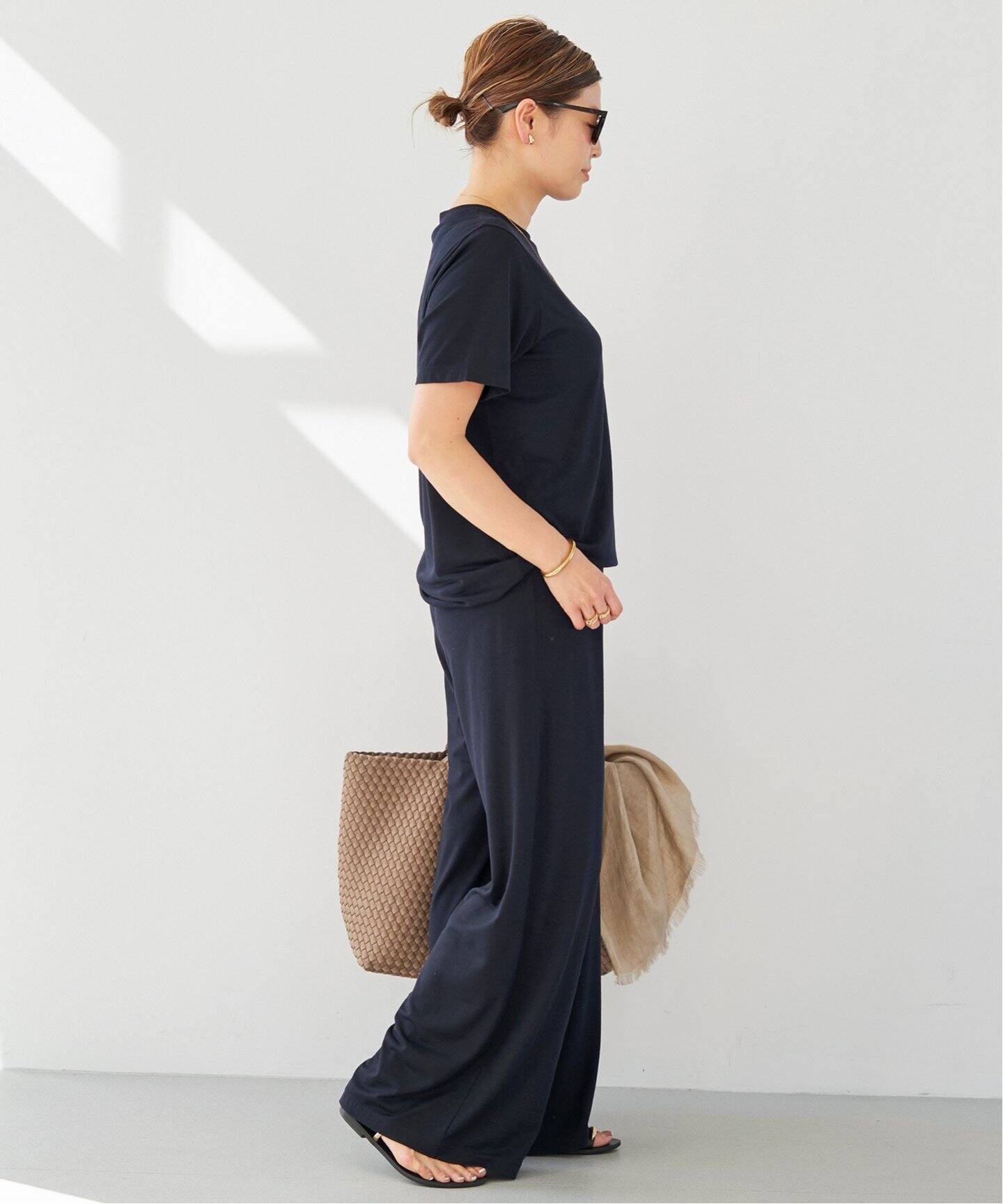 Prime wool jersey Tシャツ（Tシャツ／カットソー）｜Deuxieme Classe 