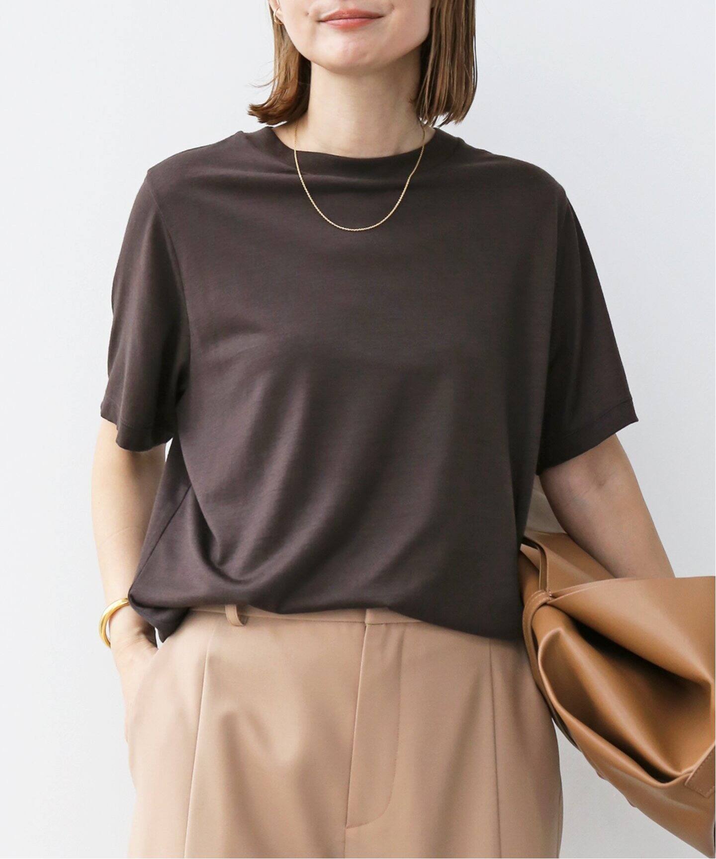 Prime wool jersey Tシャツ（Tシャツ／カットソー）｜Deuxieme Classe  