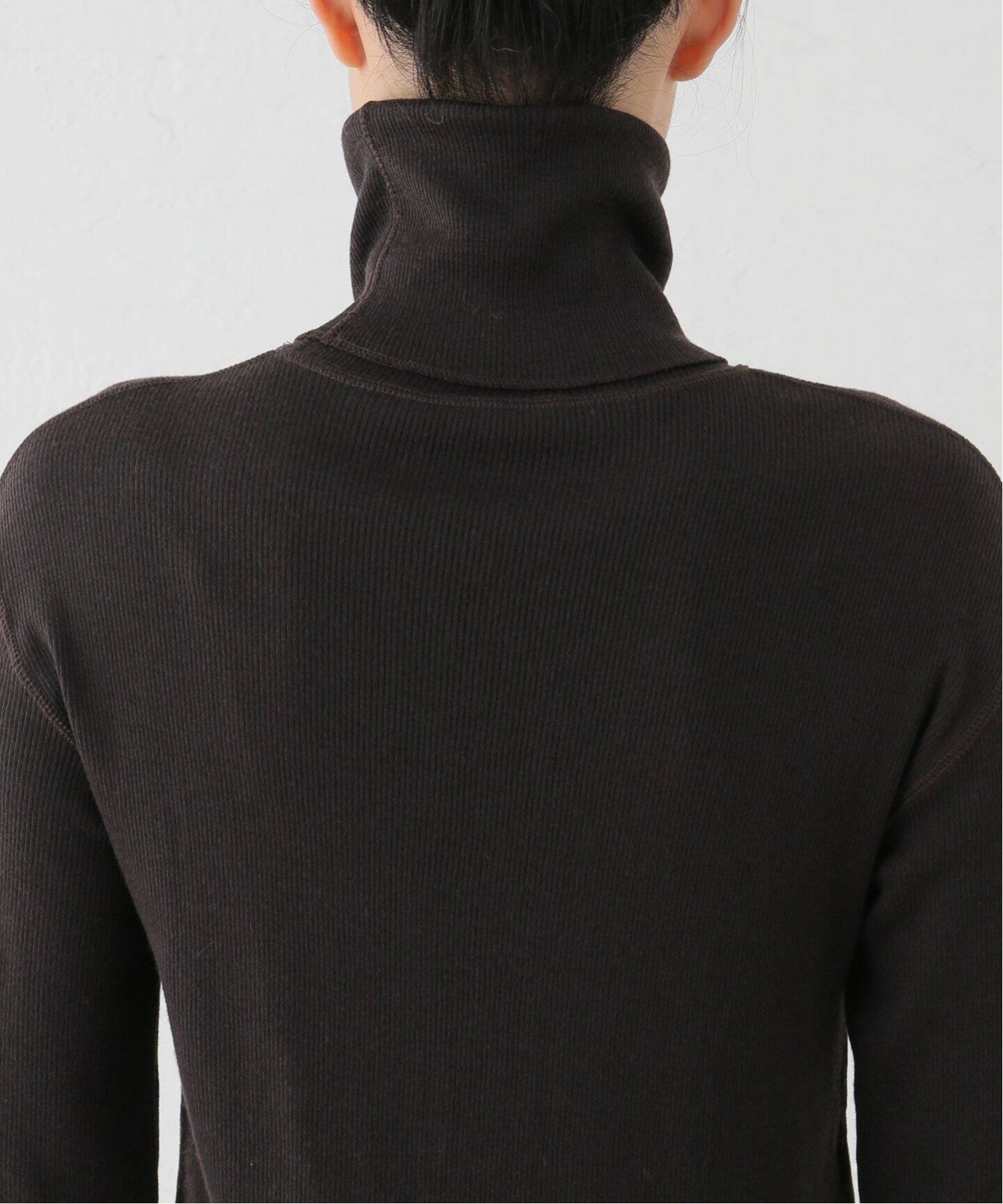 名品✨ドゥーズィエムクラス　リブタートルニット　rib ブラック rib タートル（Tシャツ／カットソー）｜Deuxieme Classe
