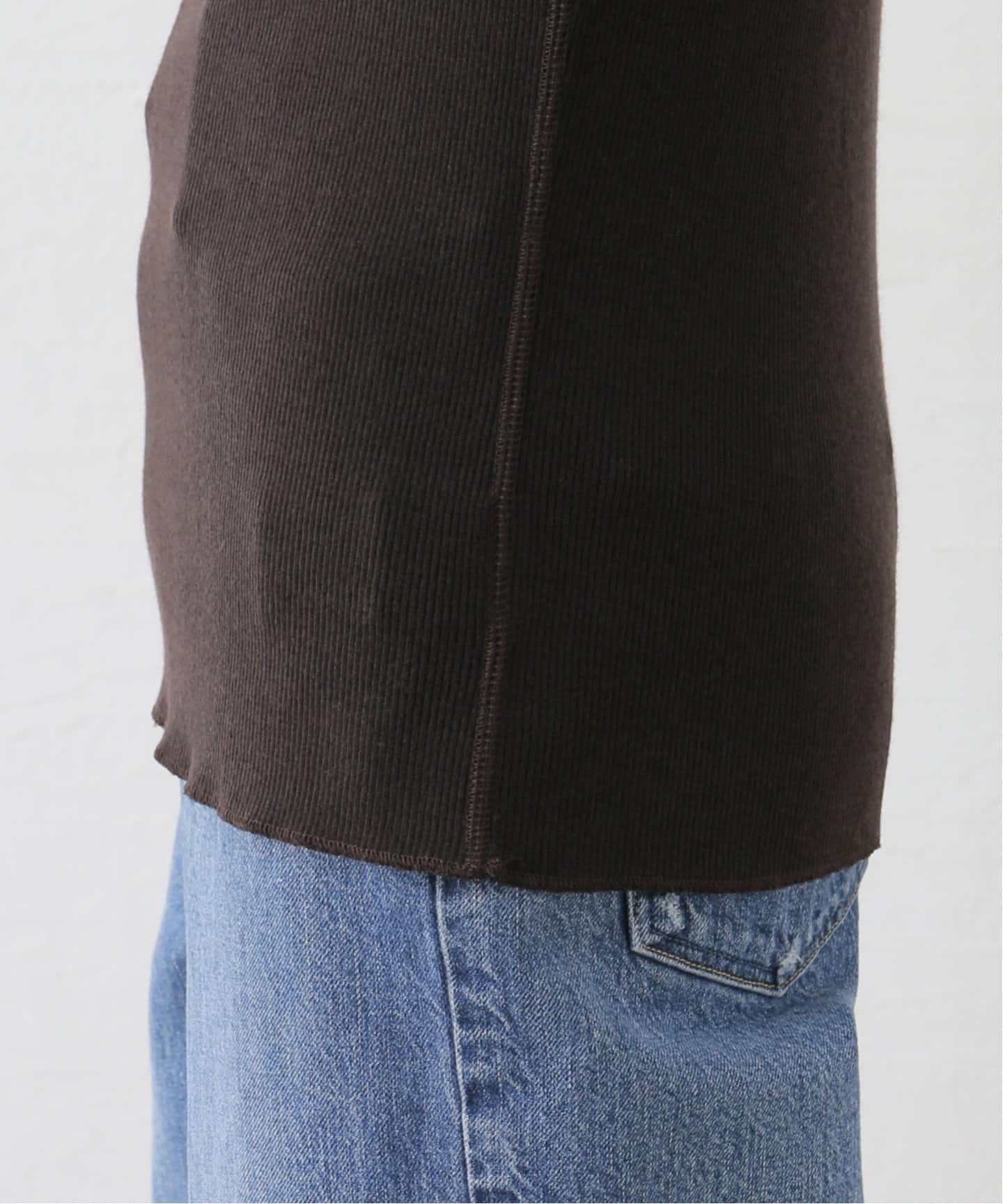 人気　Deuxieme Classe *rib タートルニット ブラック　ウール 追加 rib タートル（Tシャツ/カットソー）｜Deuxieme Classe