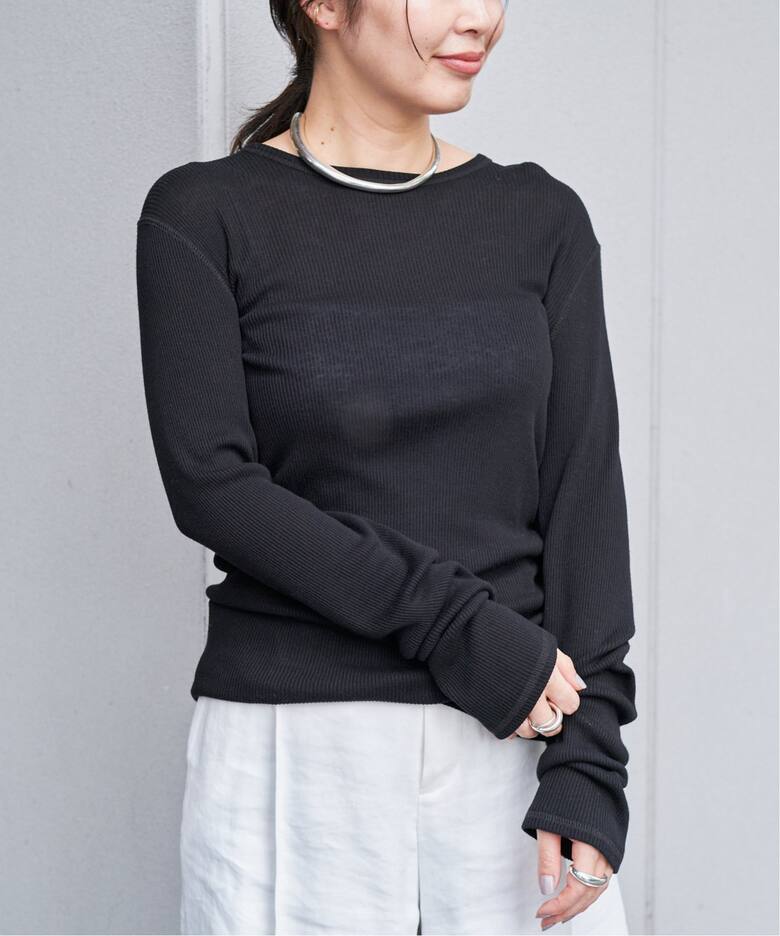 追加テレコ ロングスリーブ プルオーバー（Tシャツ／カットソー 