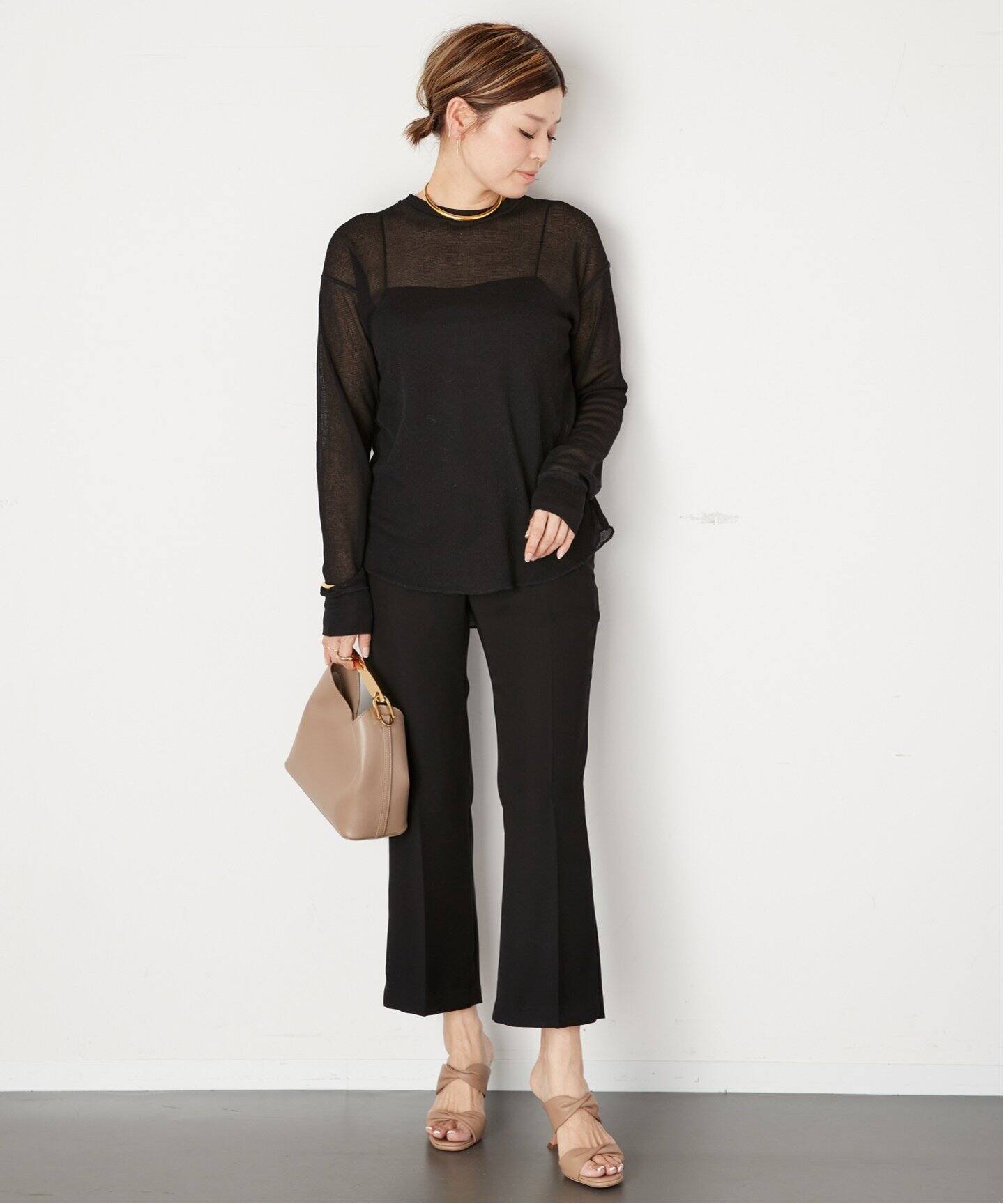 Sheer Waffle Tシャツ（Tシャツ／カットソー）｜Deuxieme Classe  