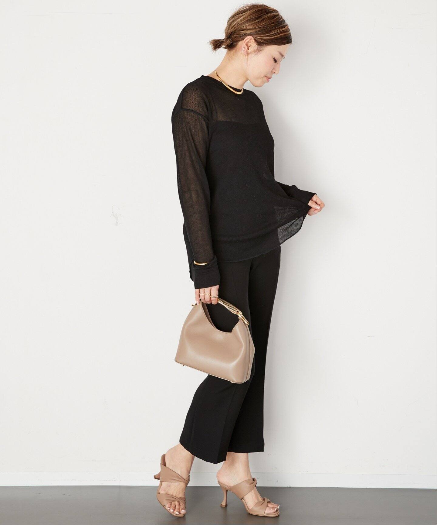 Sheer Waffle Tシャツ（Tシャツ／カットソー）｜Deuxieme Classe 