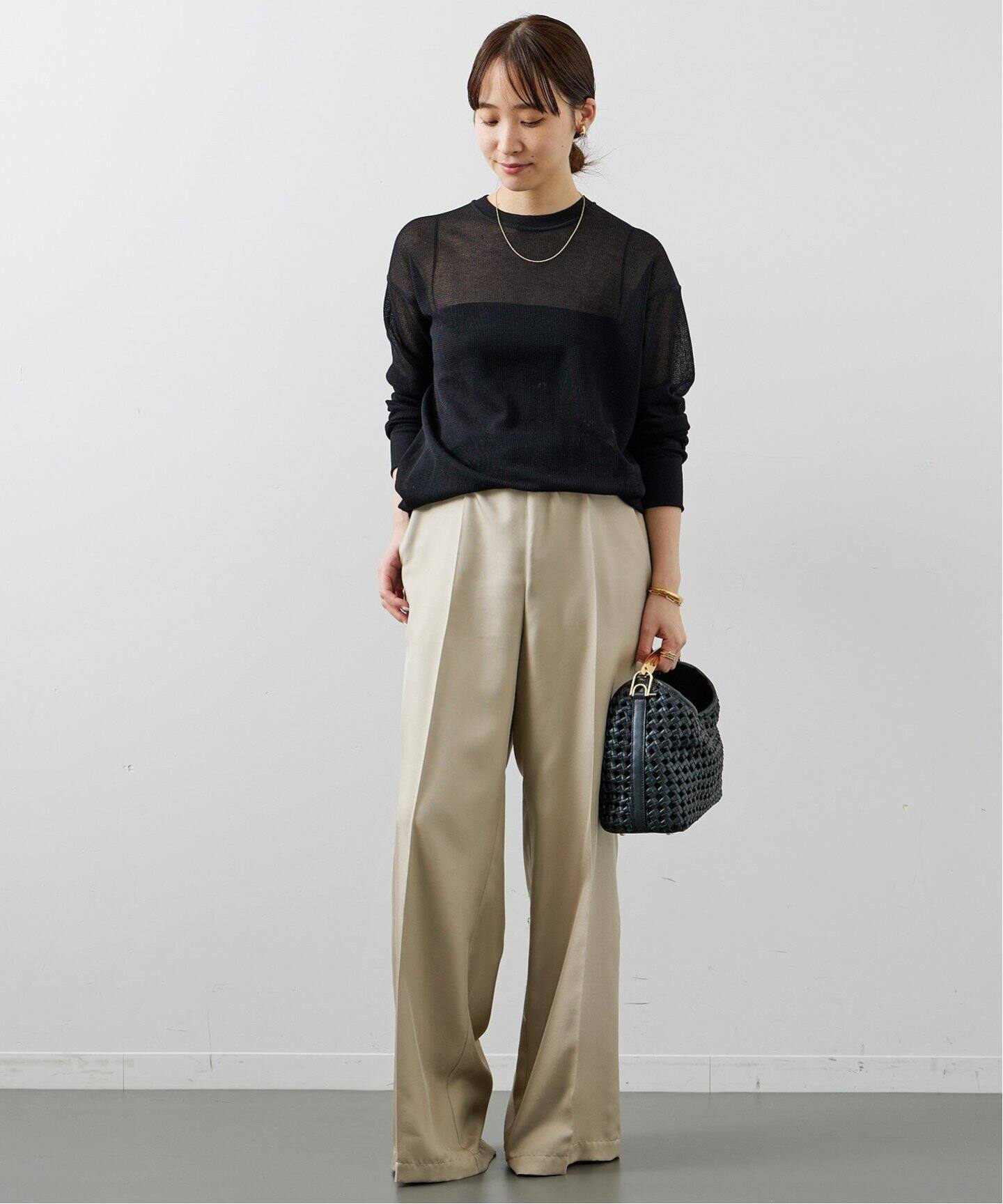 Sheer Waffle Tシャツ（Tシャツ／カットソー）｜Deuxieme Classe  