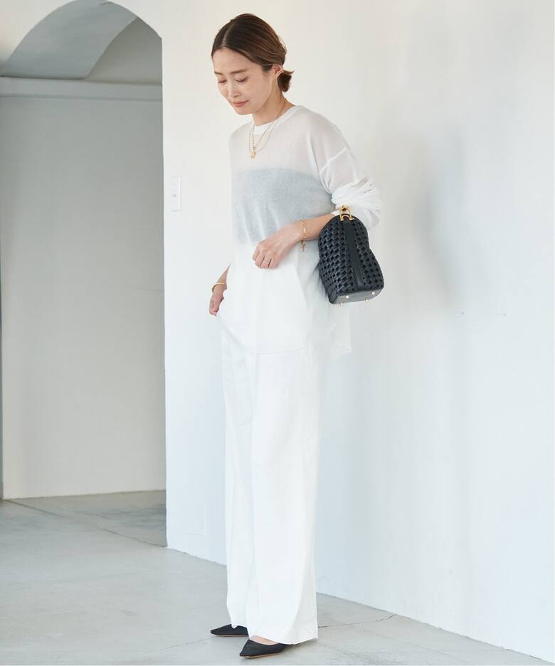 Sheer Waffle Tシャツ（Tシャツ／カットソー）｜Deuxieme Classe 