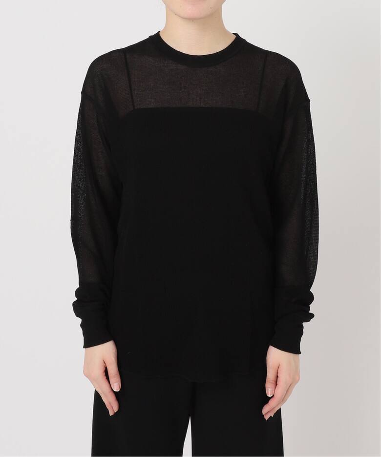Sheer Waffle Tシャツ（Tシャツ／カットソー）｜Deuxieme Classe 