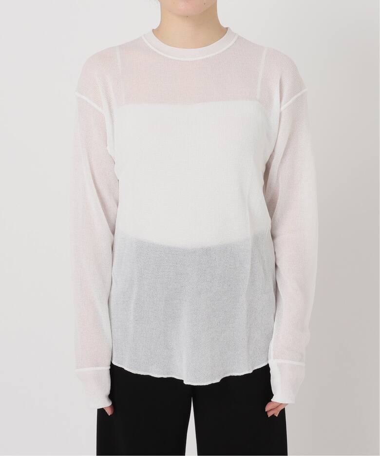 Sheer Waffle Tシャツ（Tシャツ／カットソー）｜Deuxieme Classe 