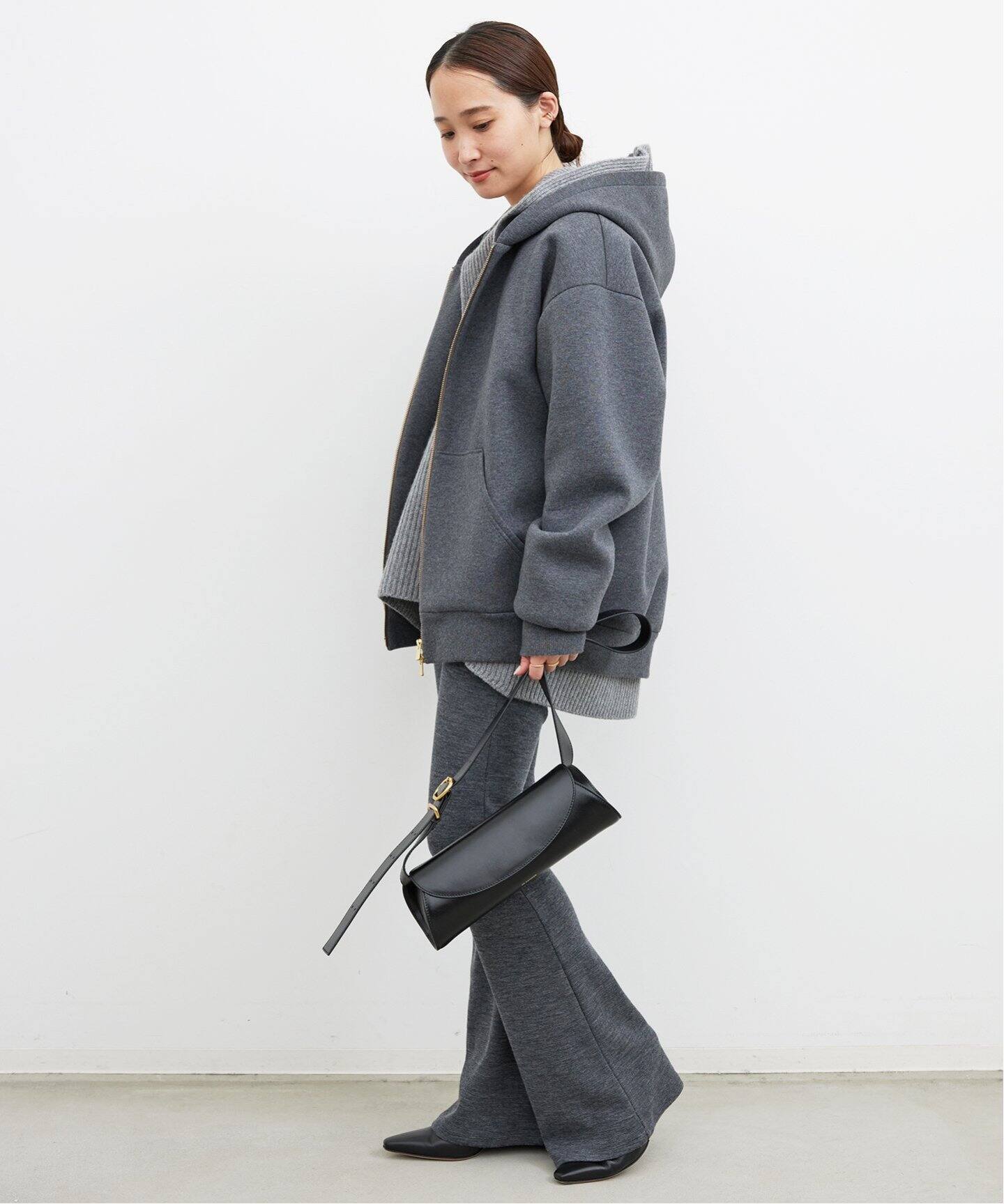 Oversized ジップ フーディー（パーカー）｜Deuxieme Classe 
