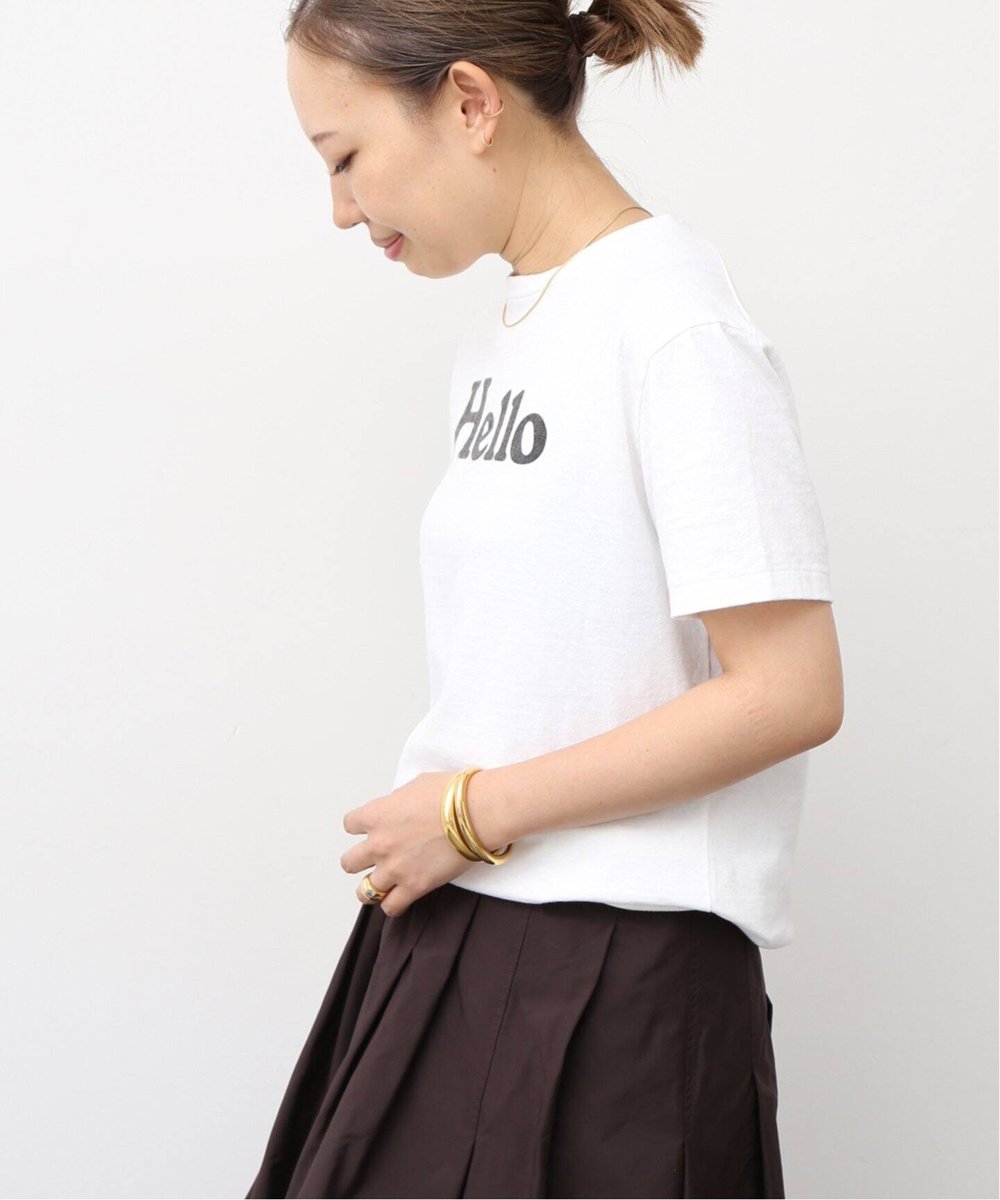 MADISONBLUE / マディソンブルー】HELLO クルーネック Tシャツ（T 