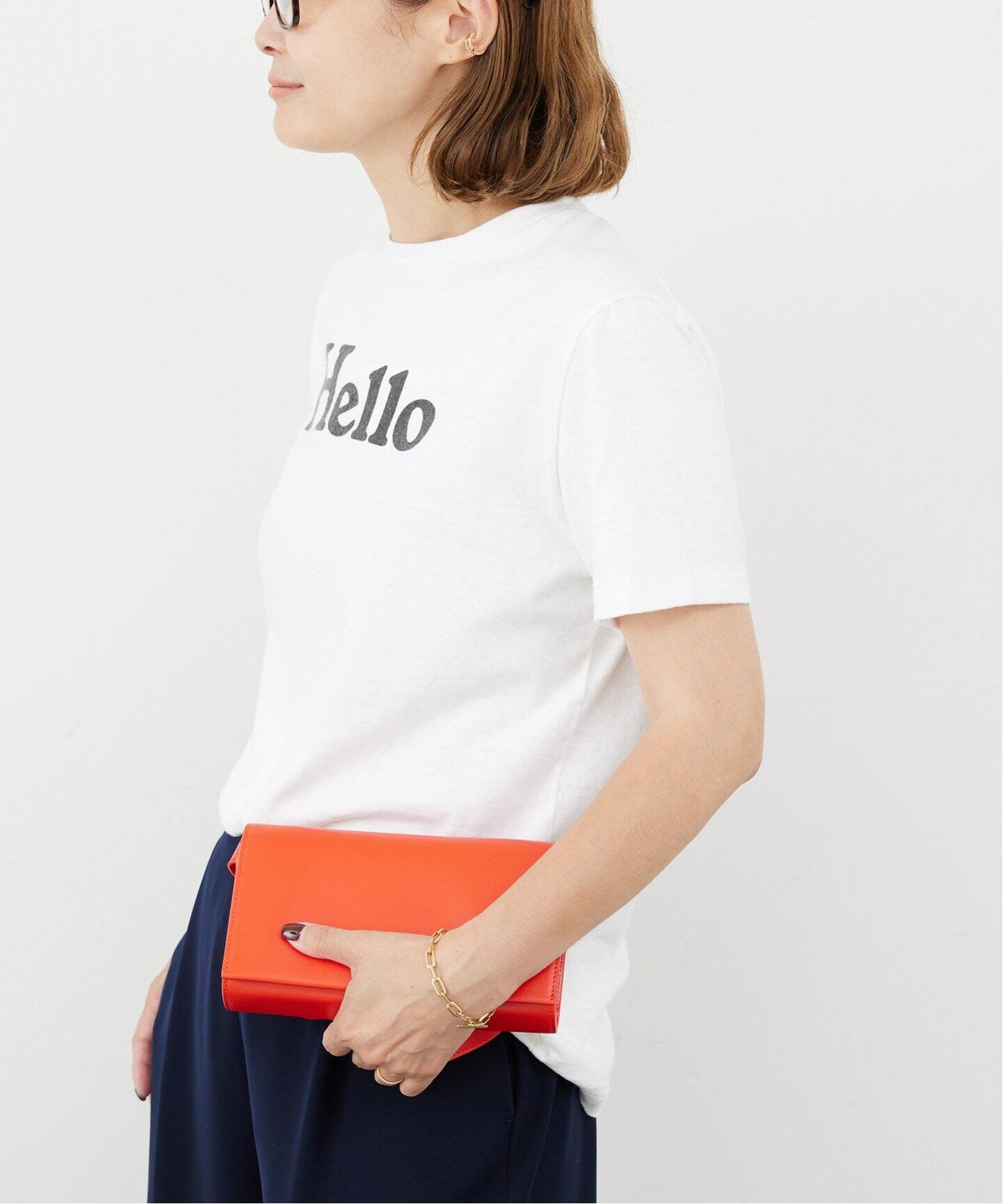 MADISONBLUE / マディソンブルー】HELLO クルーネック Tシャツ（T  