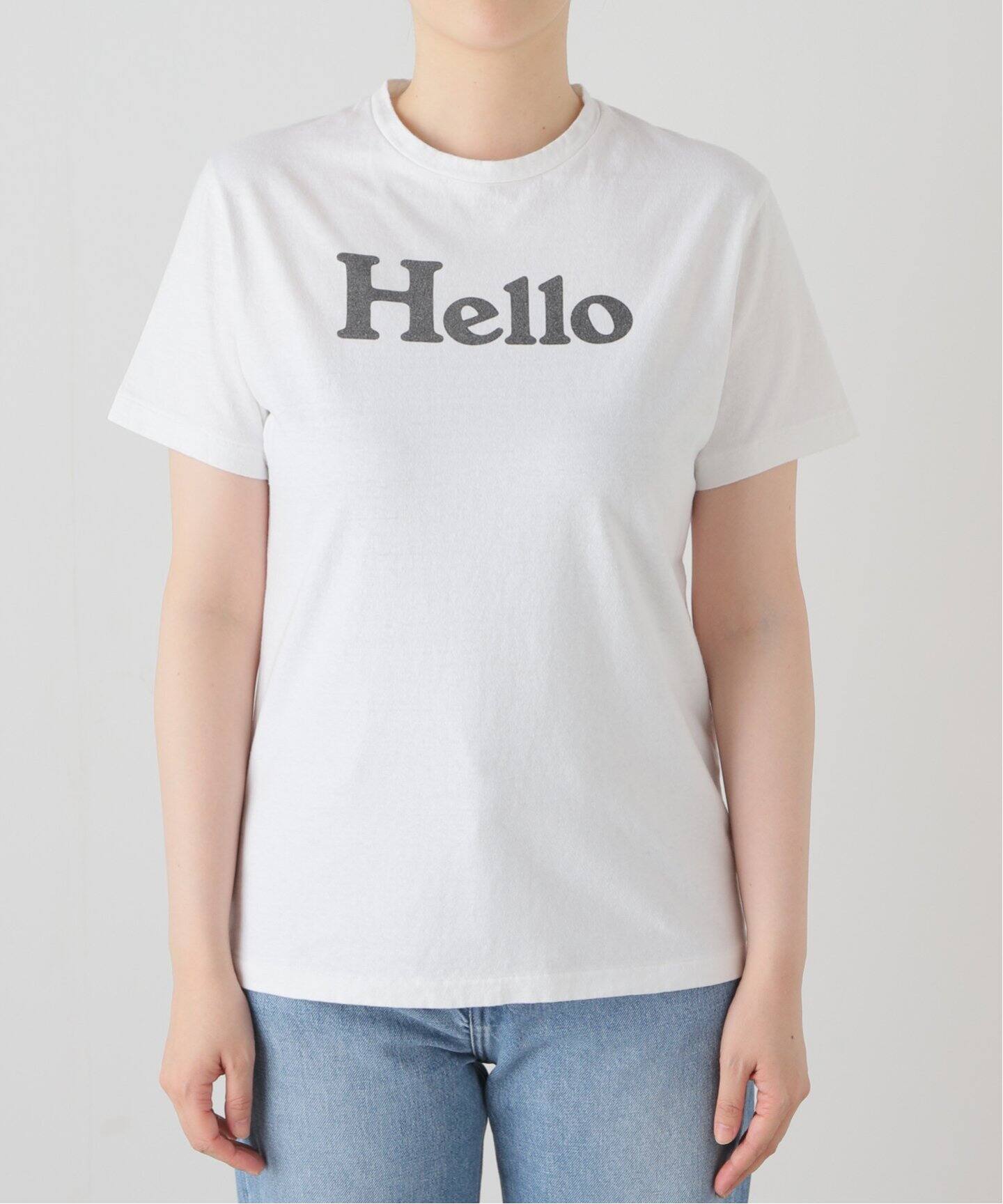 MADISONBLUE / マディソンブルー】HELLO クルーネック Tシャツ（T  