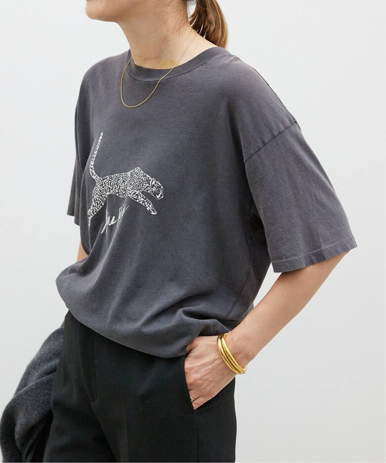 追加【ANINE BING/アニン ビン】 LEOPARD Tシャツ（Tシャツ  