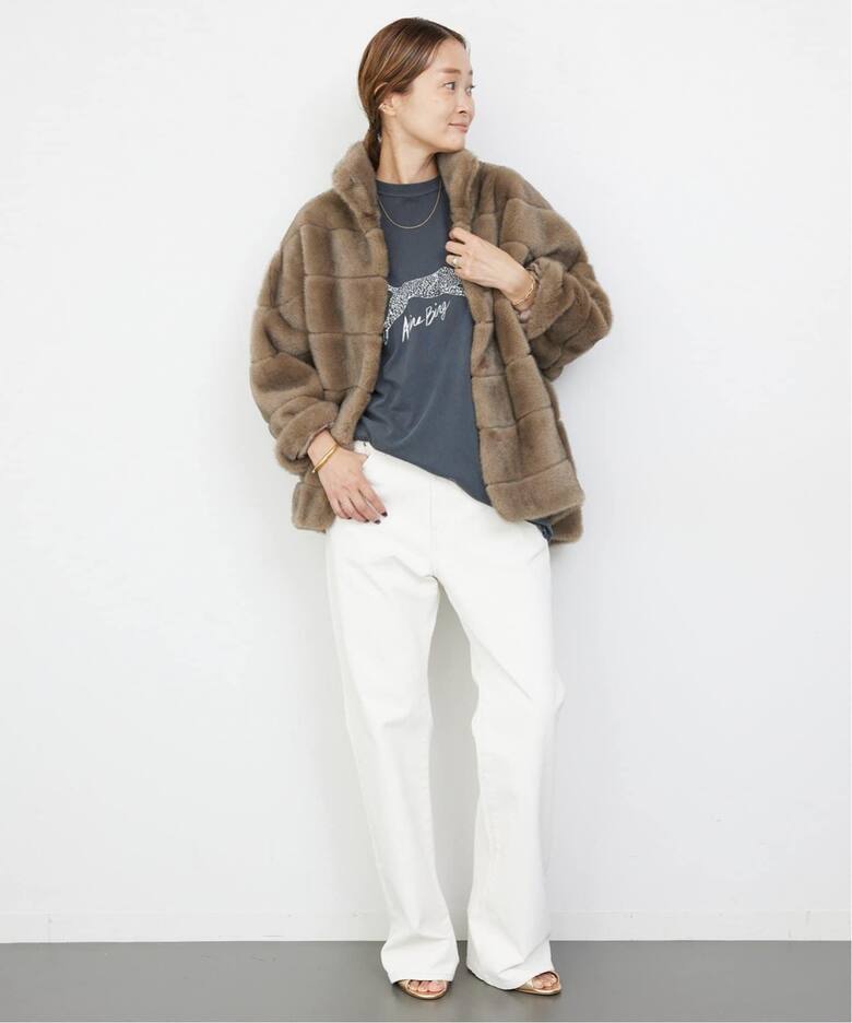 追加【ANINE BING/アニン ビン】 LEOPARD Tシャツ（Tシャツ  