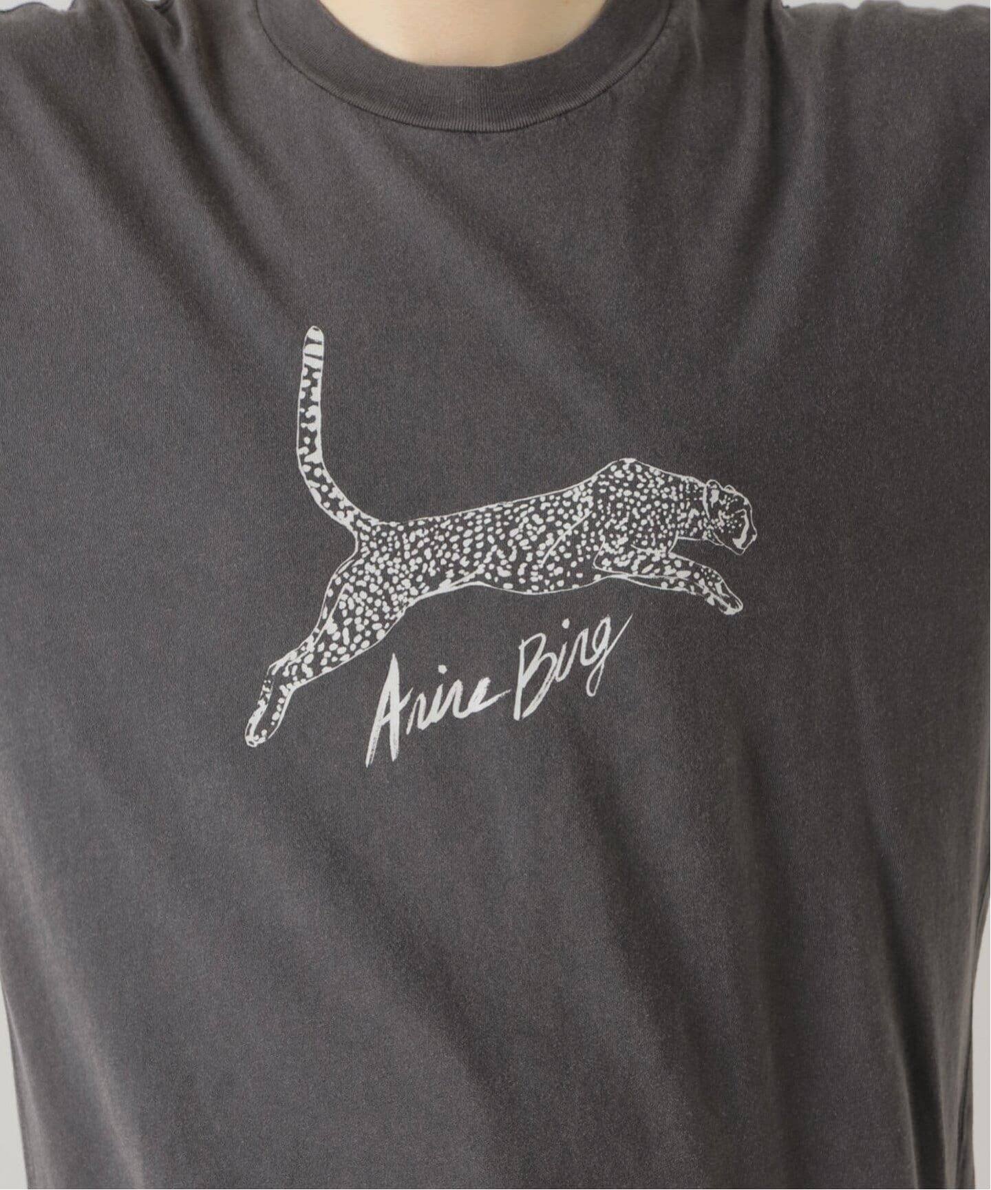 追加【ANINE BING/アニン ビン】 LEOPARD Tシャツ（Tシャツ 