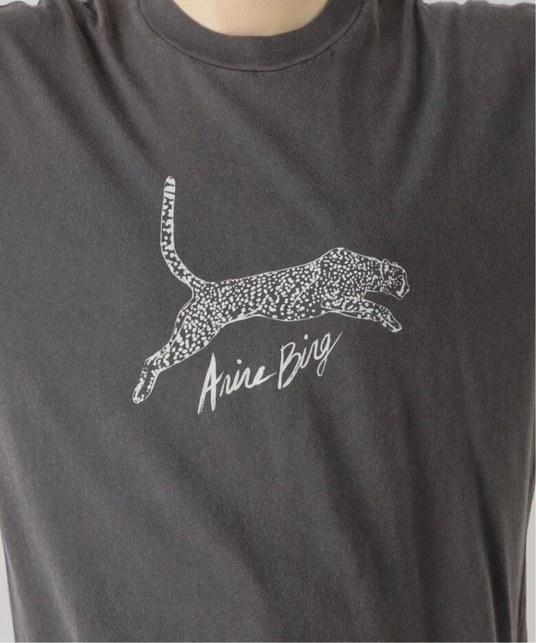 追加【ANINE BING/アニン ビン】 LEOPARD Tシャツ（Tシャツ  