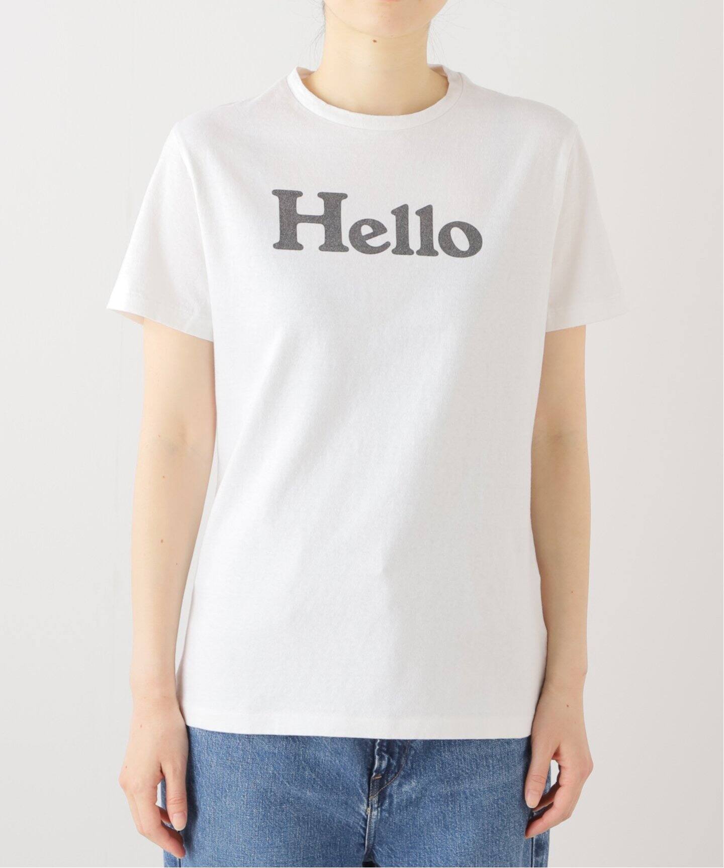 MADISONBLUE/マディソンブルー】 HELLO Tシャツ（Tシャツ／カットソー 