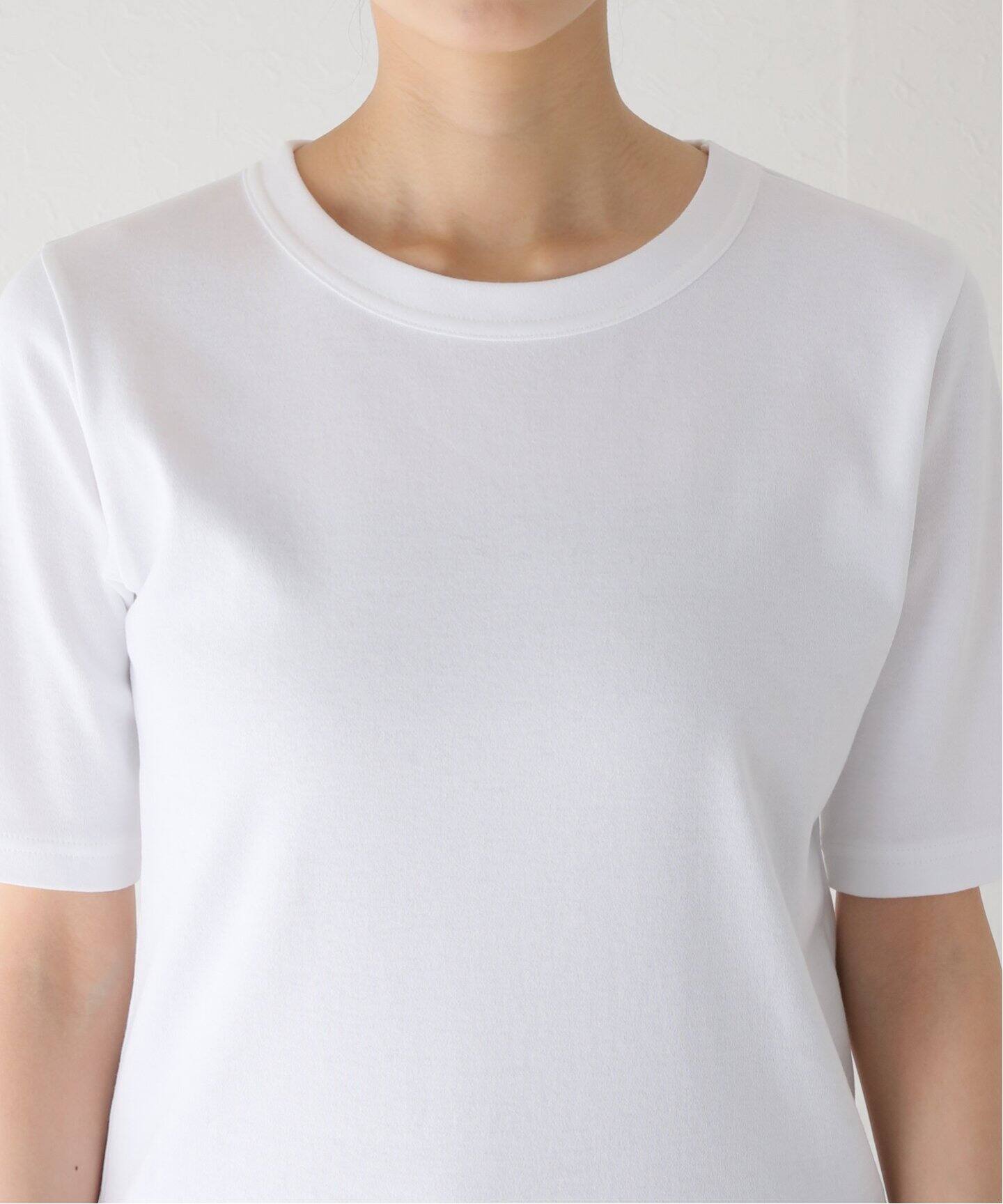 MADISONBLUE / マディソンブルー】 CREW NECK H/S TEE（Tシャツ 