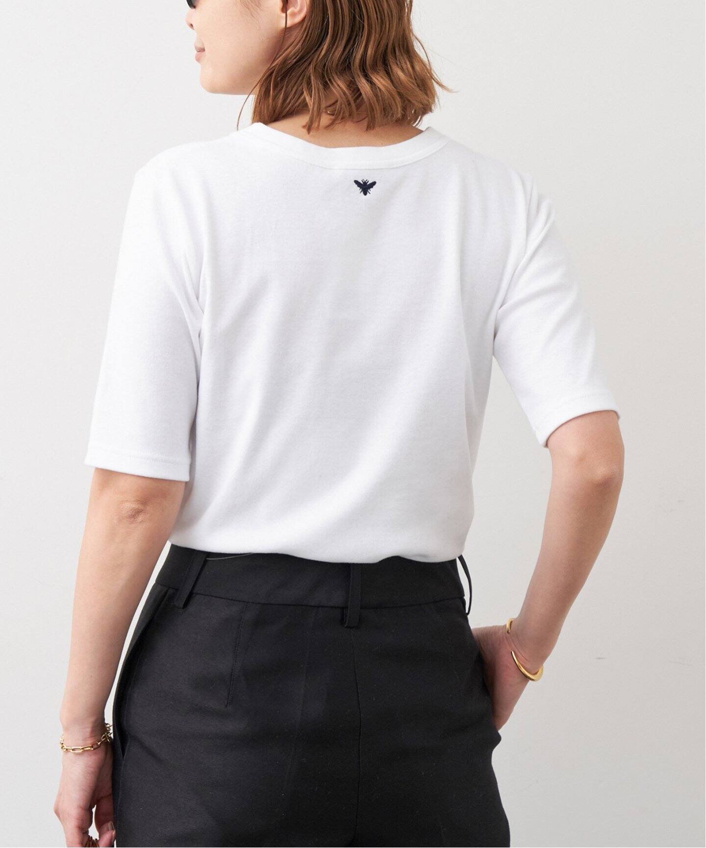 MADISONBLUE / マディソンブルー】 CREW NECK H/S TEE（Tシャツ 
