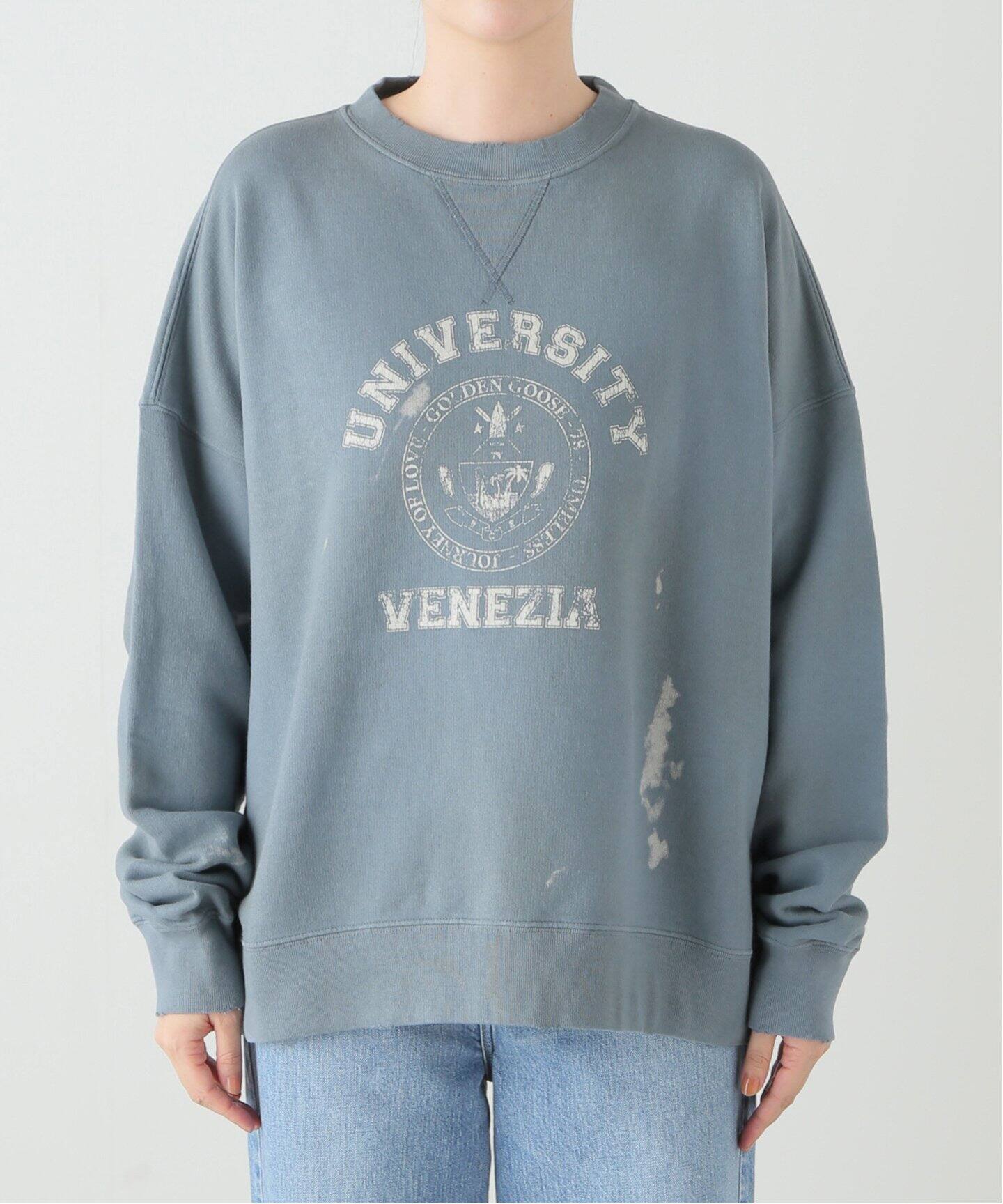 GOLDEN GOOSE / ゴールデングース】 JOURNEY CREW NECK VINTAGE  