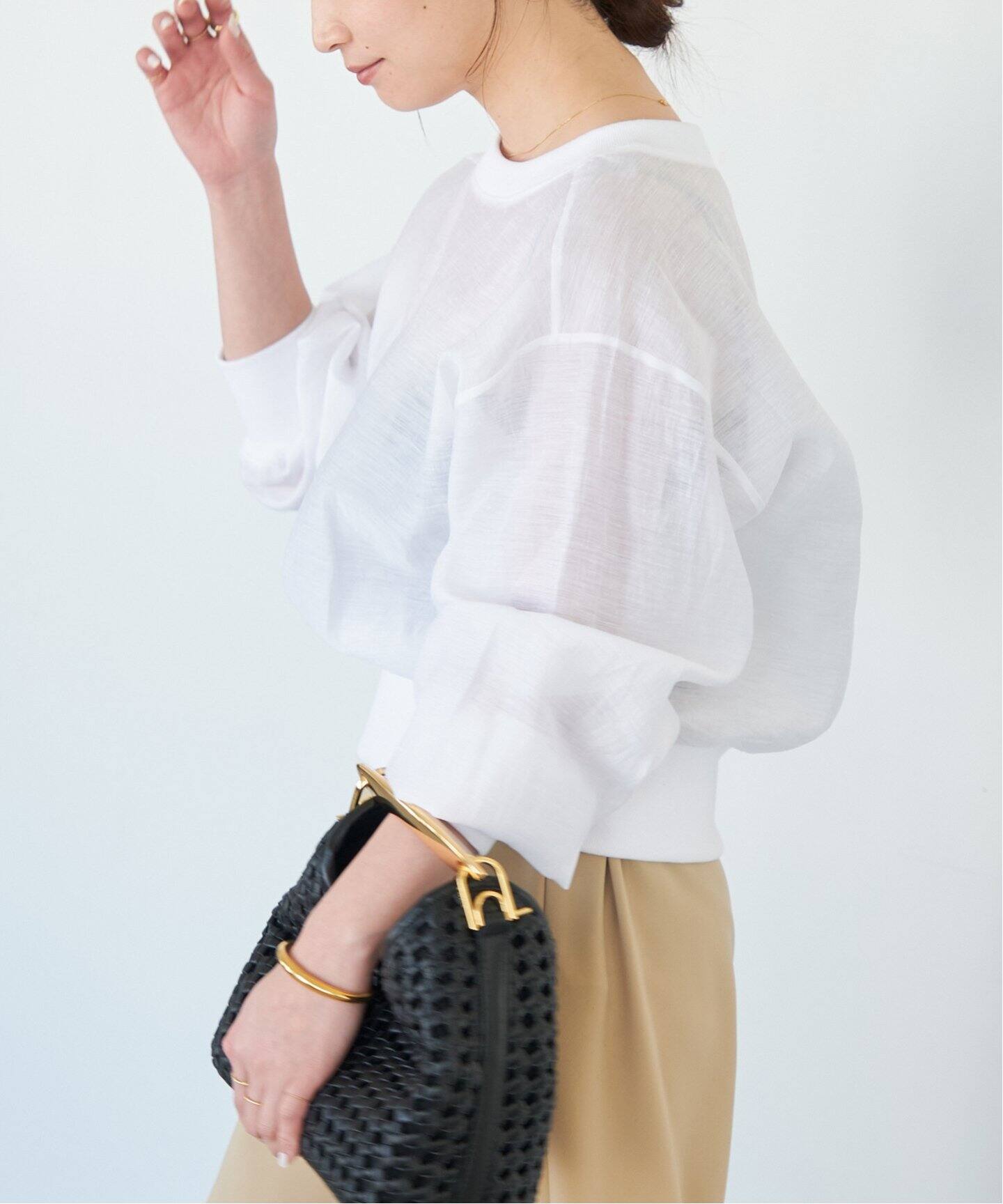 THE LOOM/ザ ルーム】 LINEN プルオーバー（Tシャツ／カットソー  